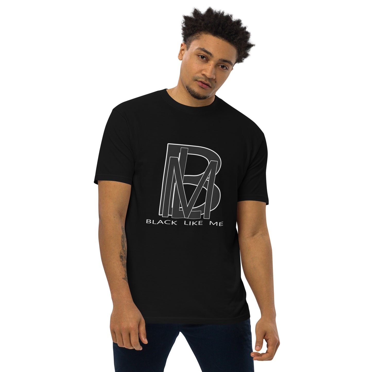 Black Like Me "Black Lux2" Men’s Luxury tee