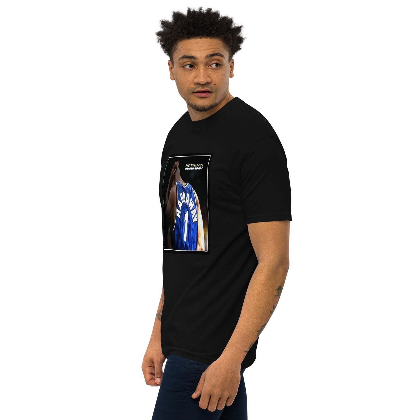 Penny Hardaway "Nothing Comes Easy" Men’s premium heavyweight tee