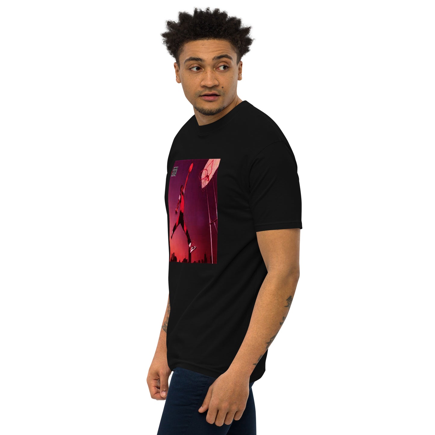 90s Retro Michael Jordan Men’s premium heavyweight tee