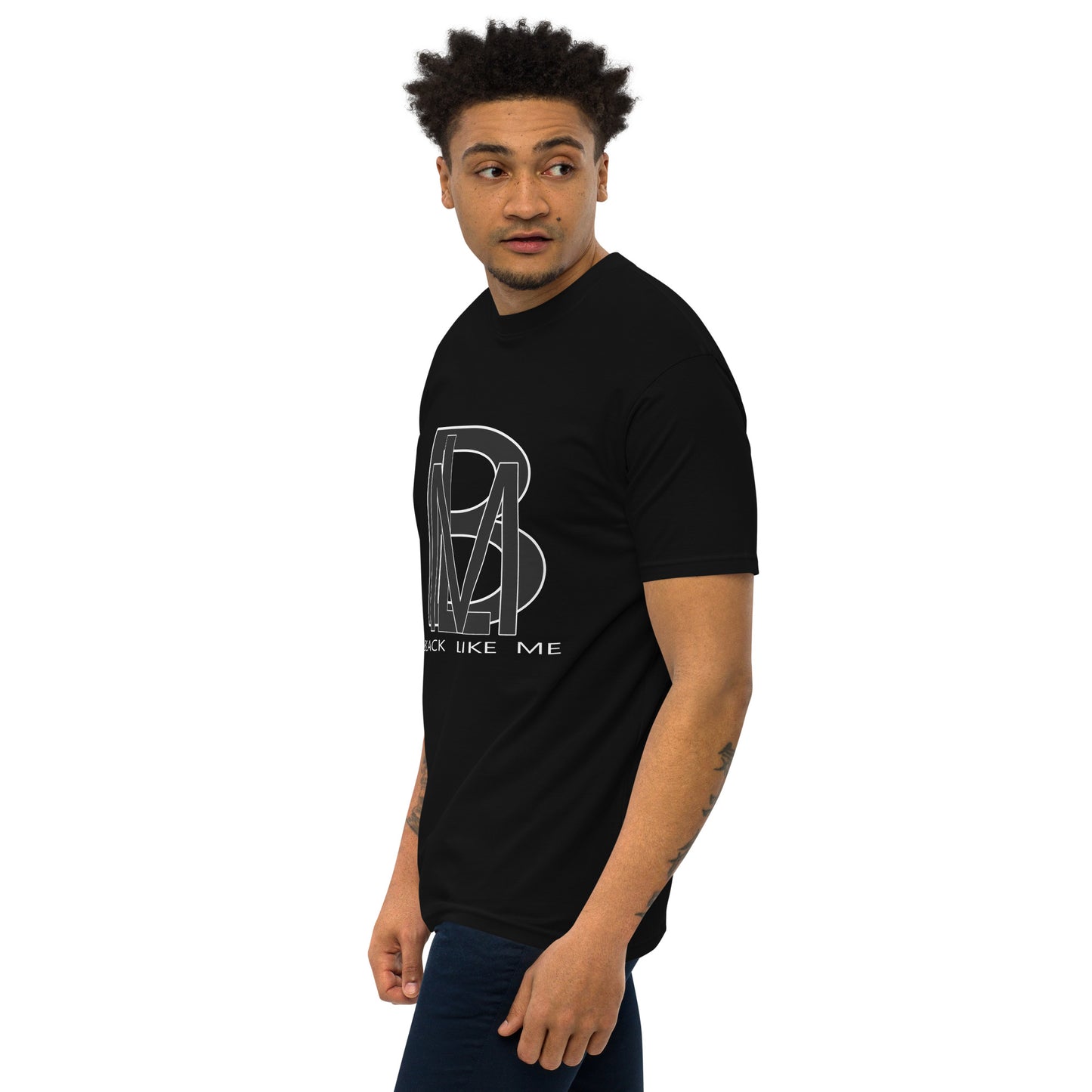 Black Like Me "Black Lux2" Men’s Luxury tee