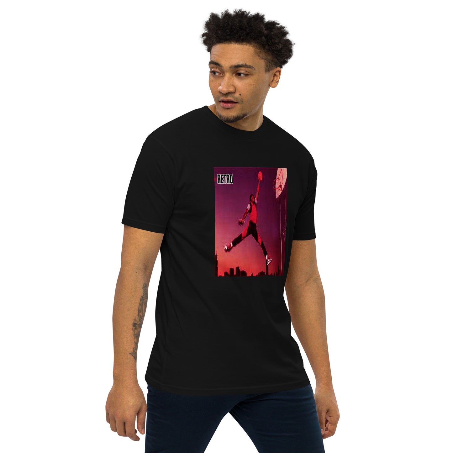 90s Retro Michael Jordan Men’s premium heavyweight tee