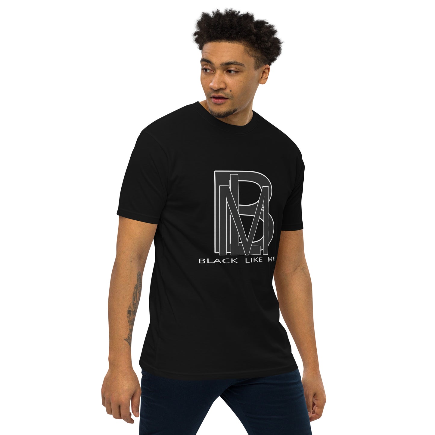 Black Like Me "Black Lux2" Men’s Luxury tee