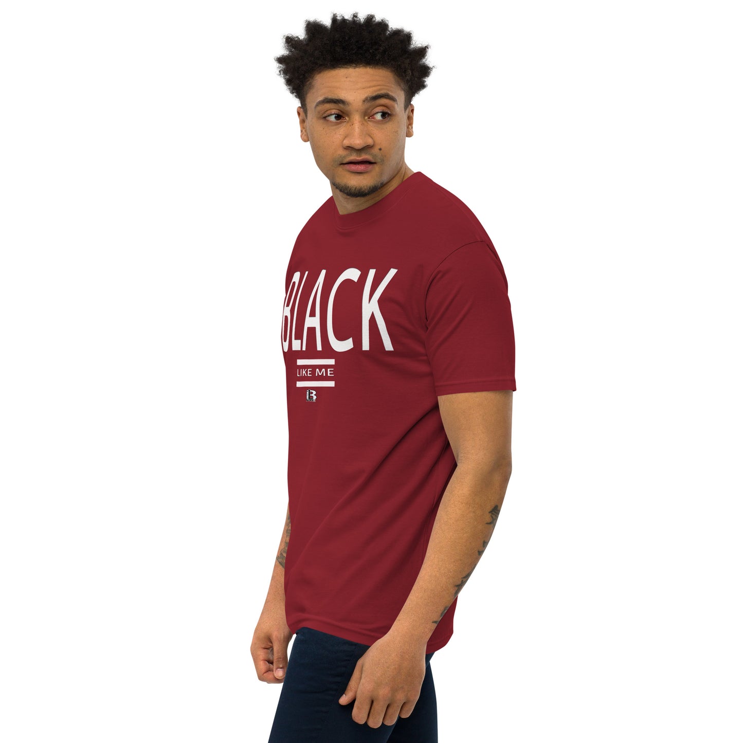 Black Like Me "Biggs" Men’s premium heavyweight tee