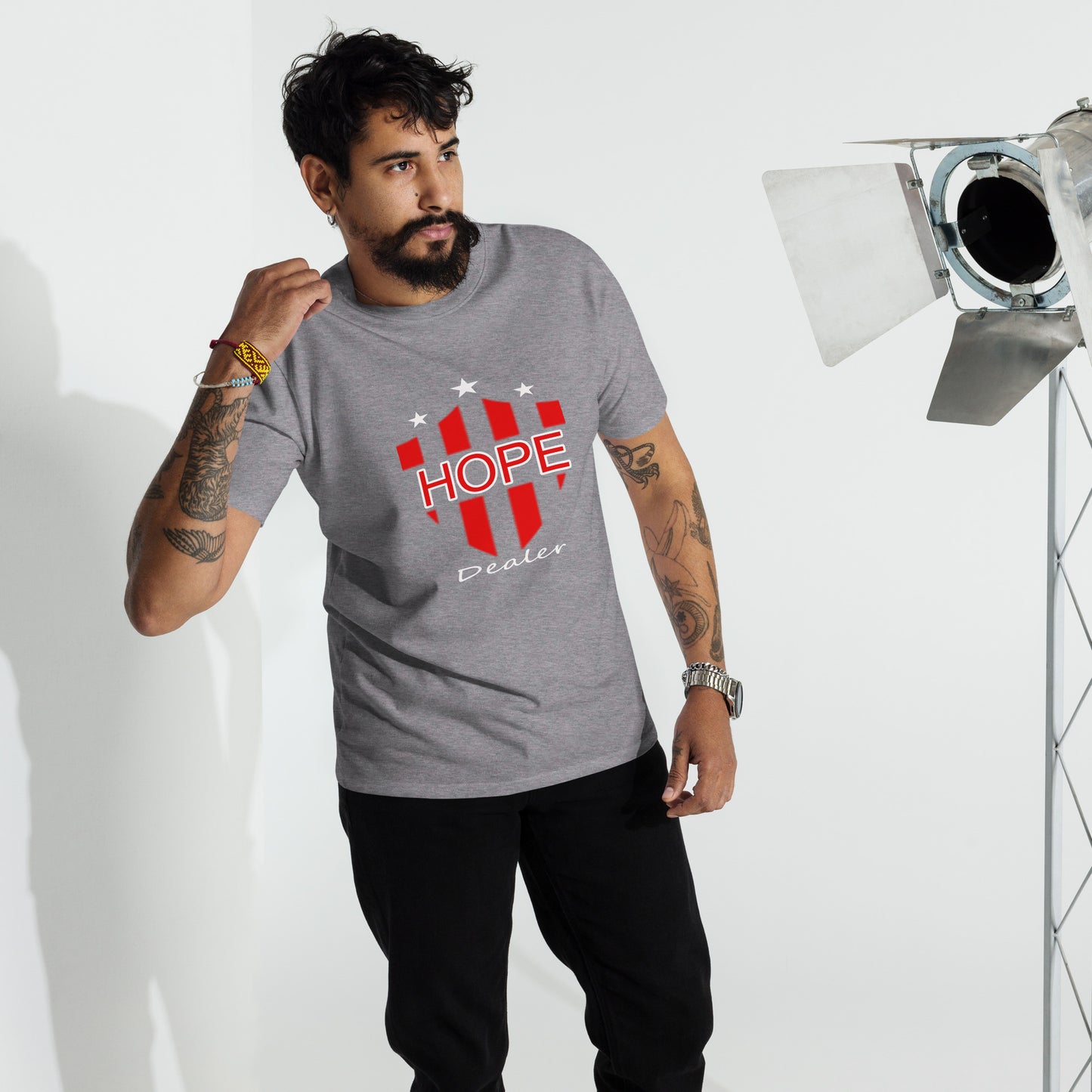 Hope Dealer "Shield" Men’s premium heavyweight tee