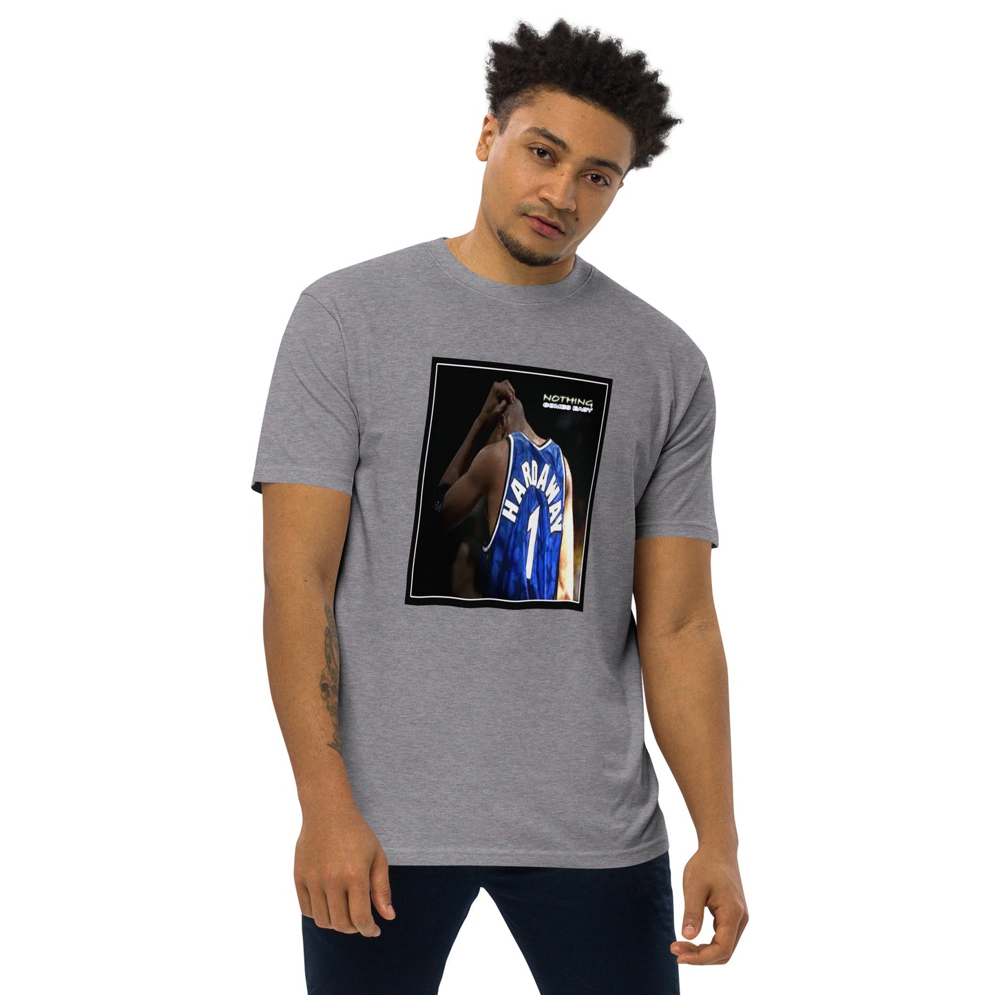 Penny Hardaway "Nothing Comes Easy" Men’s premium heavyweight tee