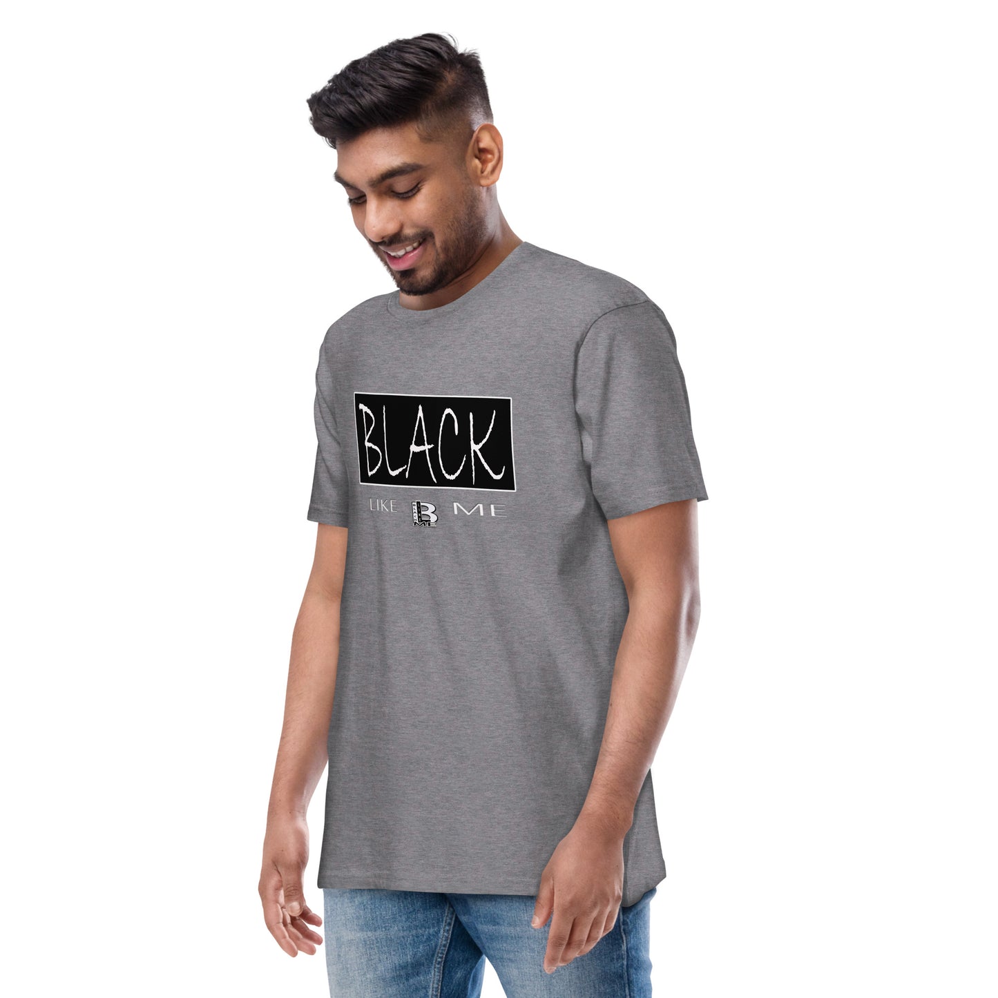 Black Like Me "The Block Is Hot" Men’s premium heavyweight tee