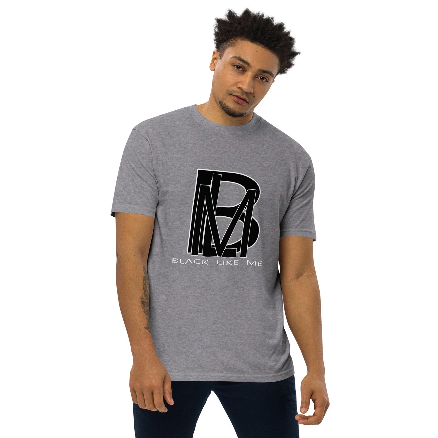 Black Like Me "Black Lux2" Men’s Luxury tee