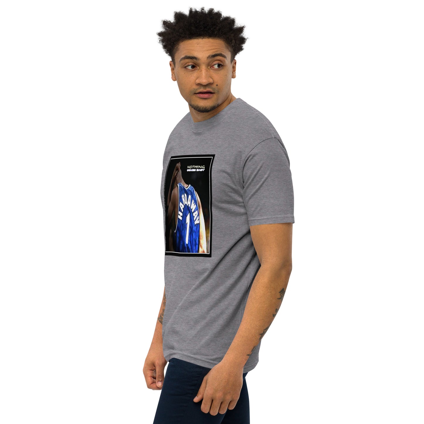 Penny Hardaway "Nothing Comes Easy" Men’s premium heavyweight tee