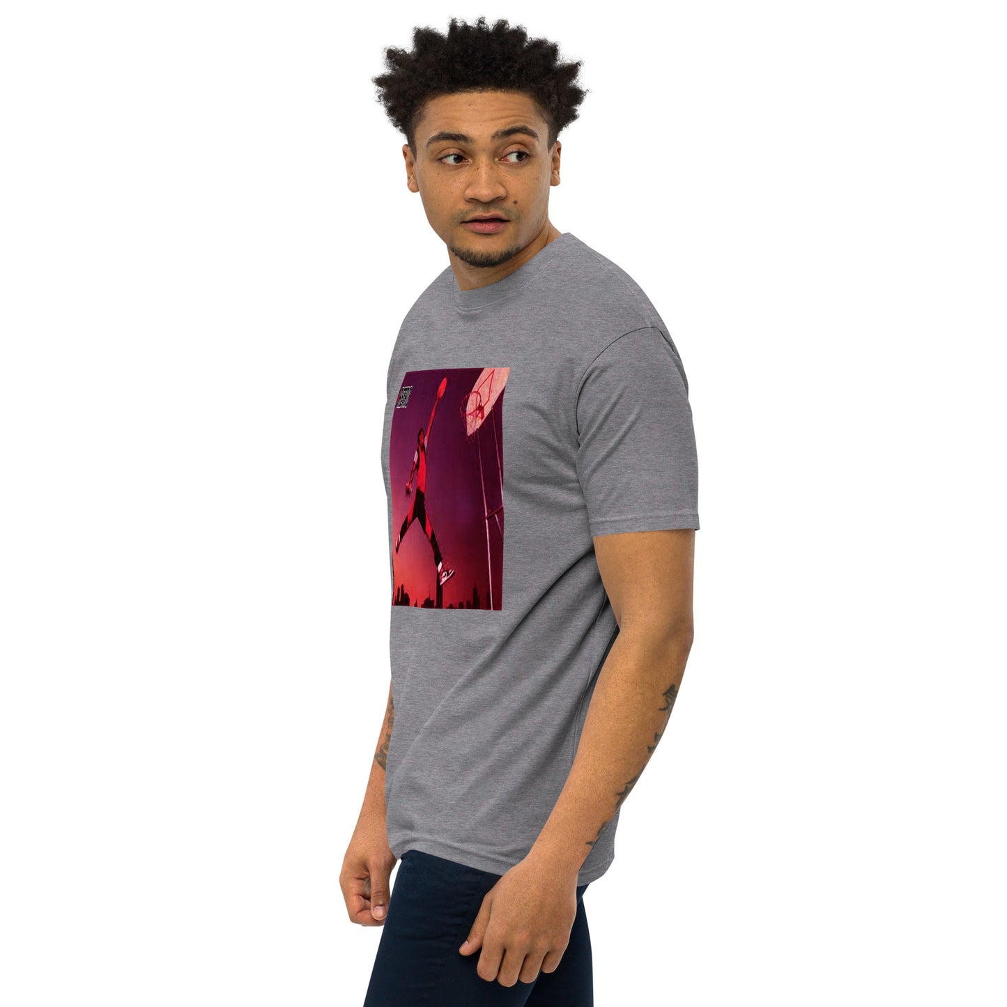 90s Retro Michael Jordan Men’s premium heavyweight tee