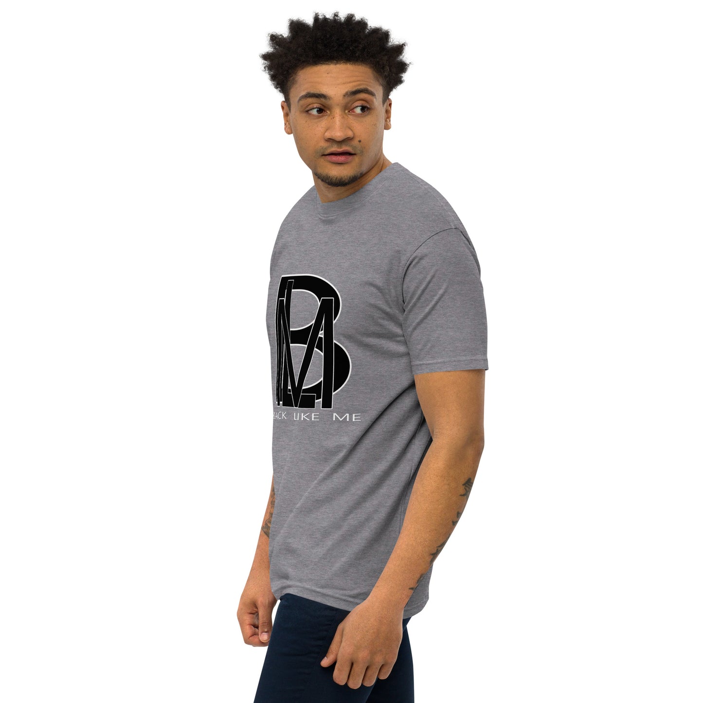 Black Like Me "Black Lux2" Men’s Luxury tee