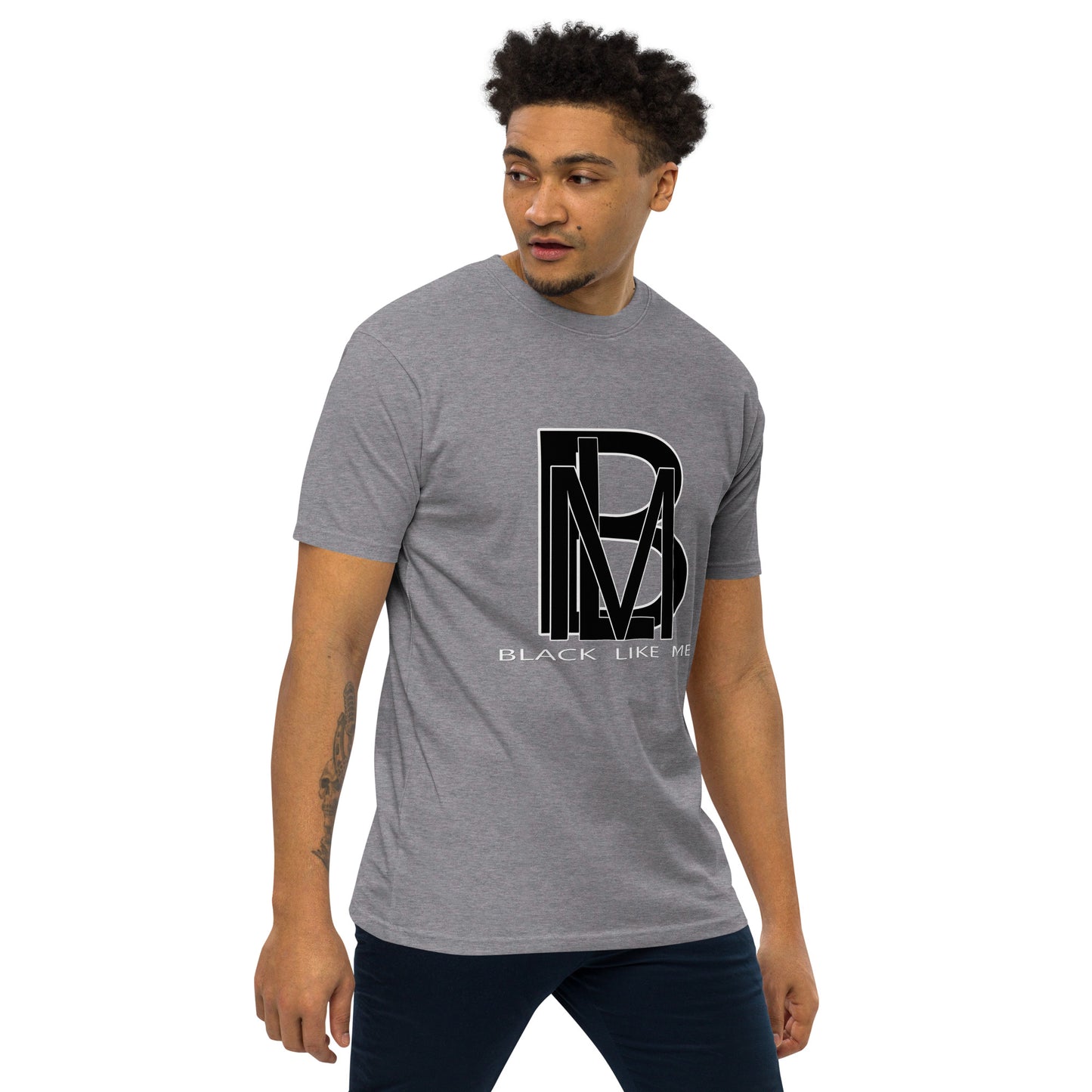 Black Like Me "Black Lux2" Men’s Luxury tee