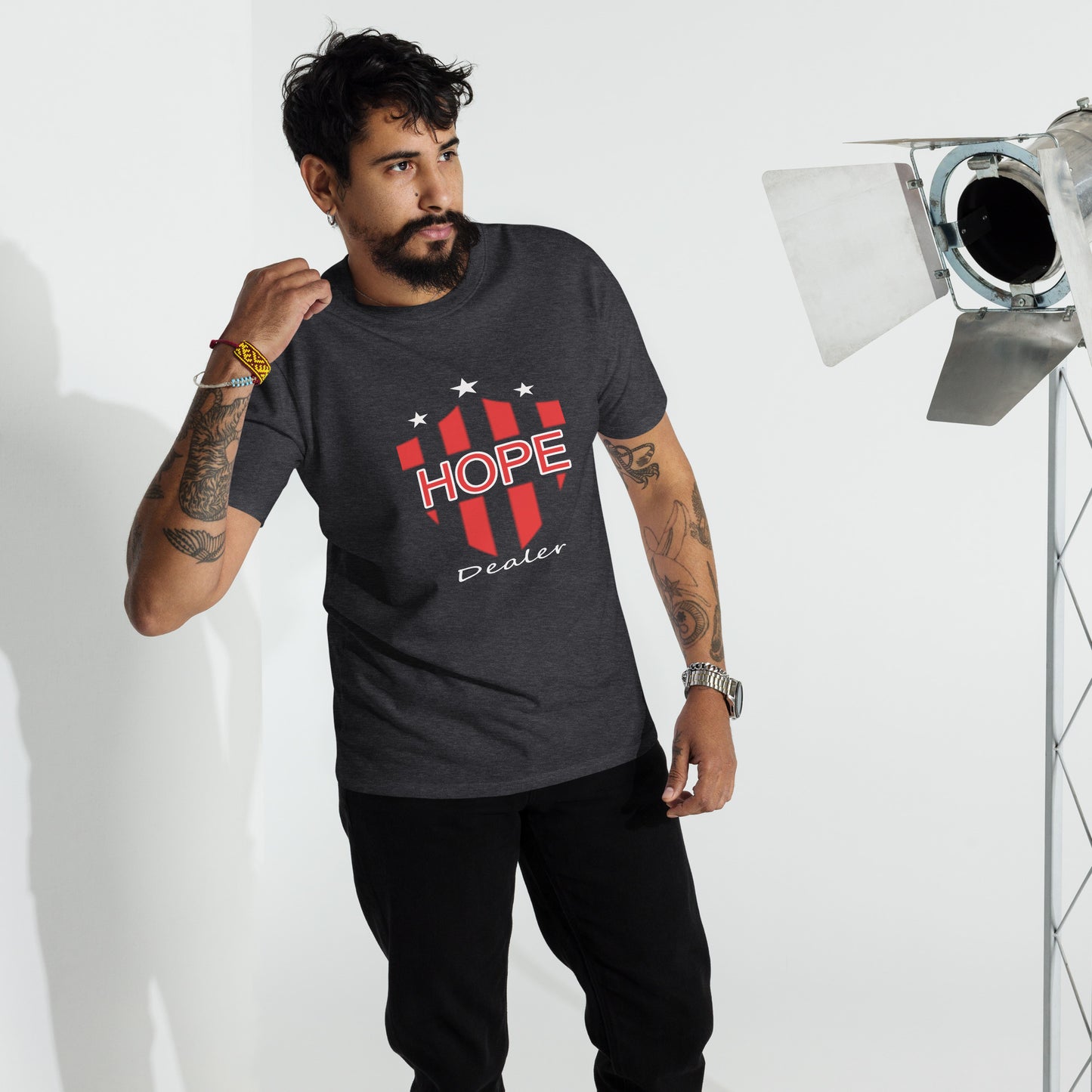 Hope Dealer "Shield" Men’s premium heavyweight tee