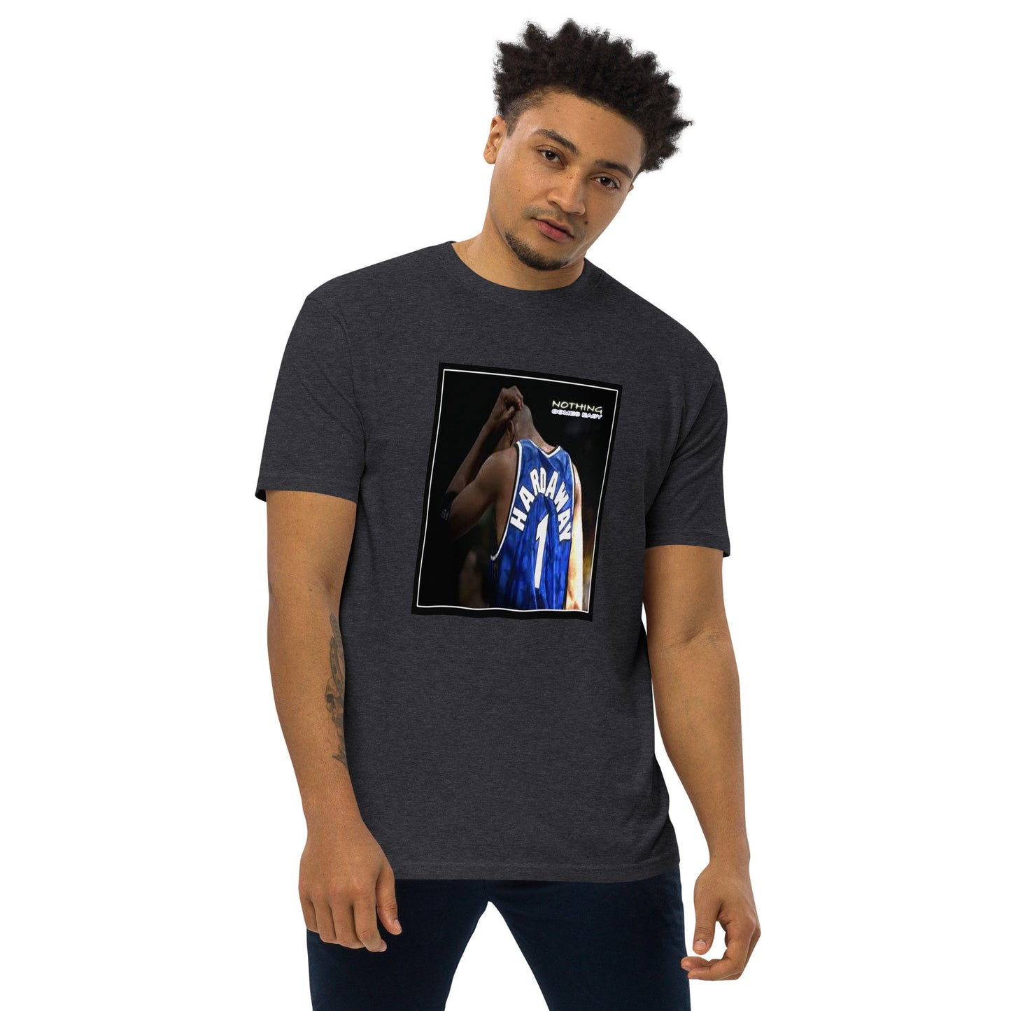 Penny Hardaway "Nothing Comes Easy" Men’s premium heavyweight tee