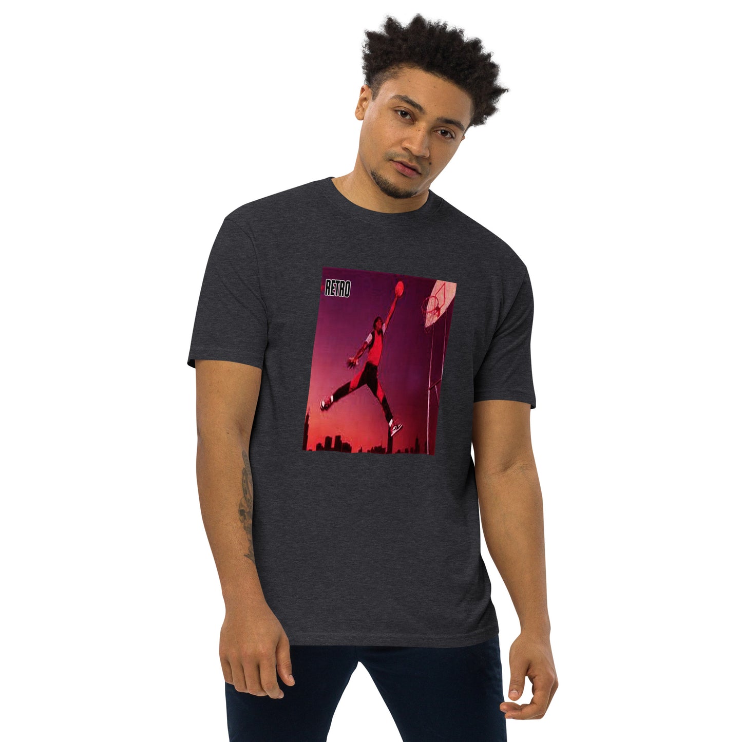 90s Retro Michael Jordan Men’s premium heavyweight tee