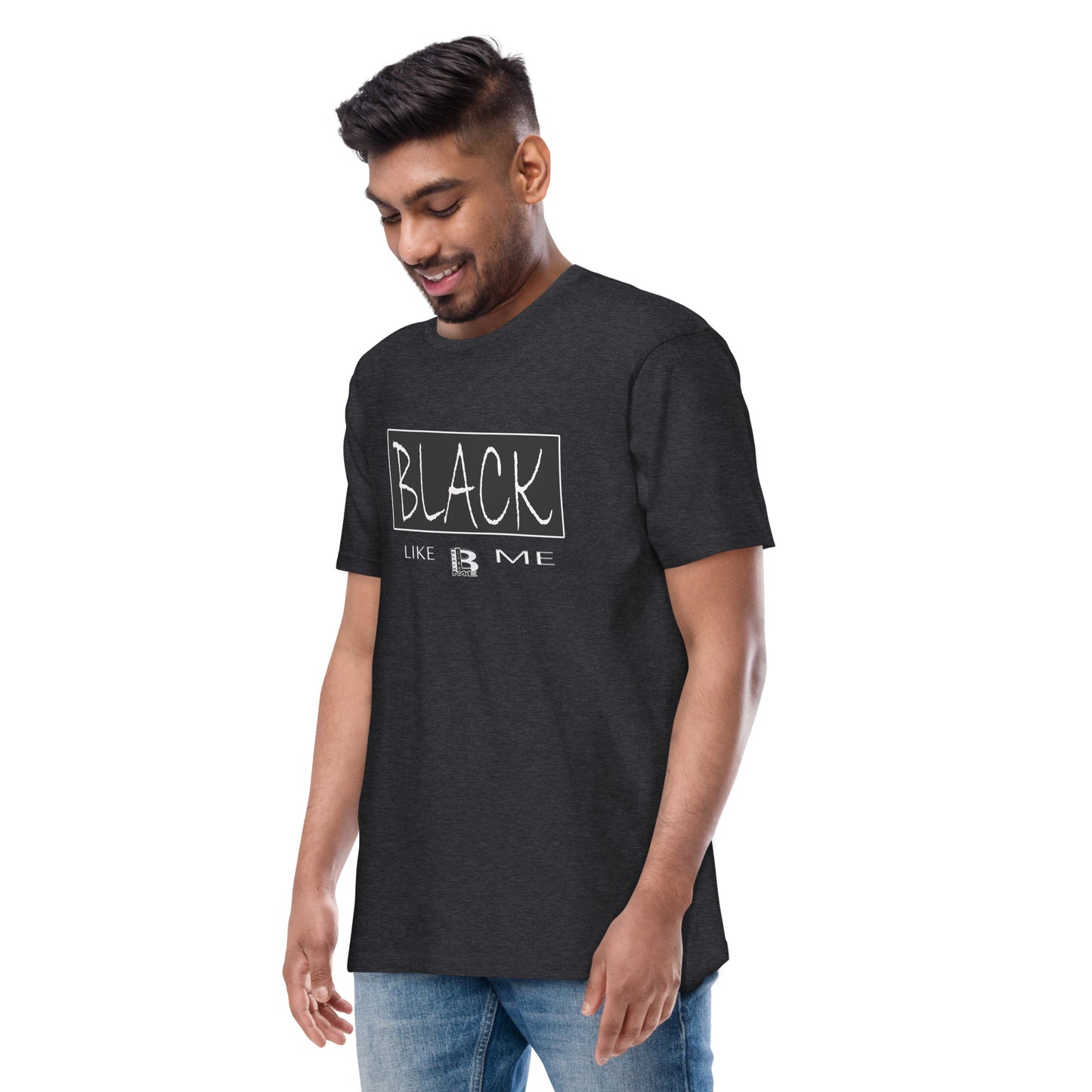 Black Like Me "The Block Is Hot" Men’s premium heavyweight tee