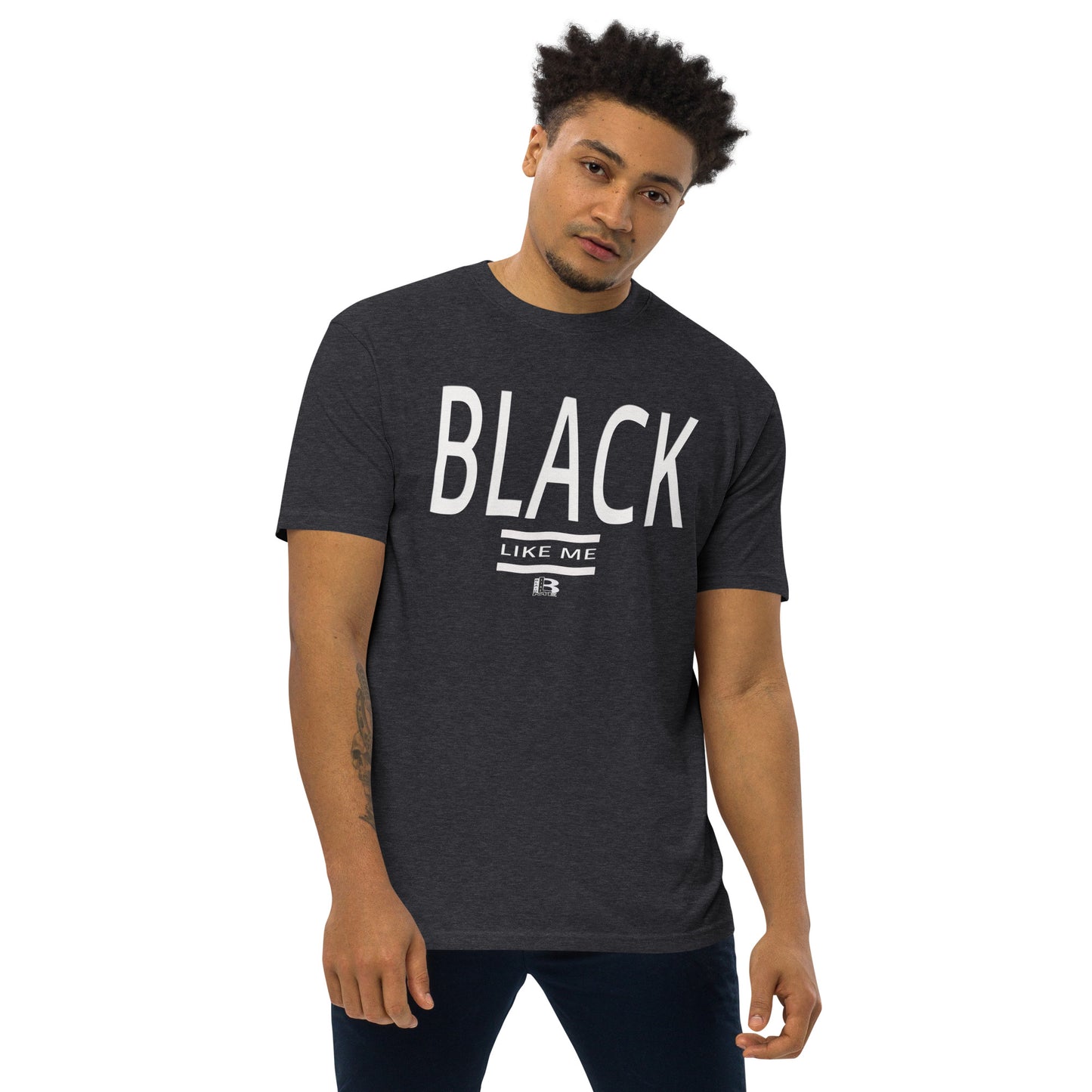 Black Like Me "Biggs" Men’s premium heavyweight tee