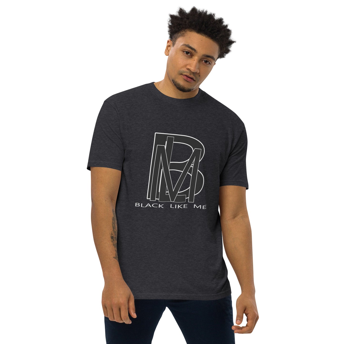 Black Like Me "Black Lux2" Men’s Luxury tee