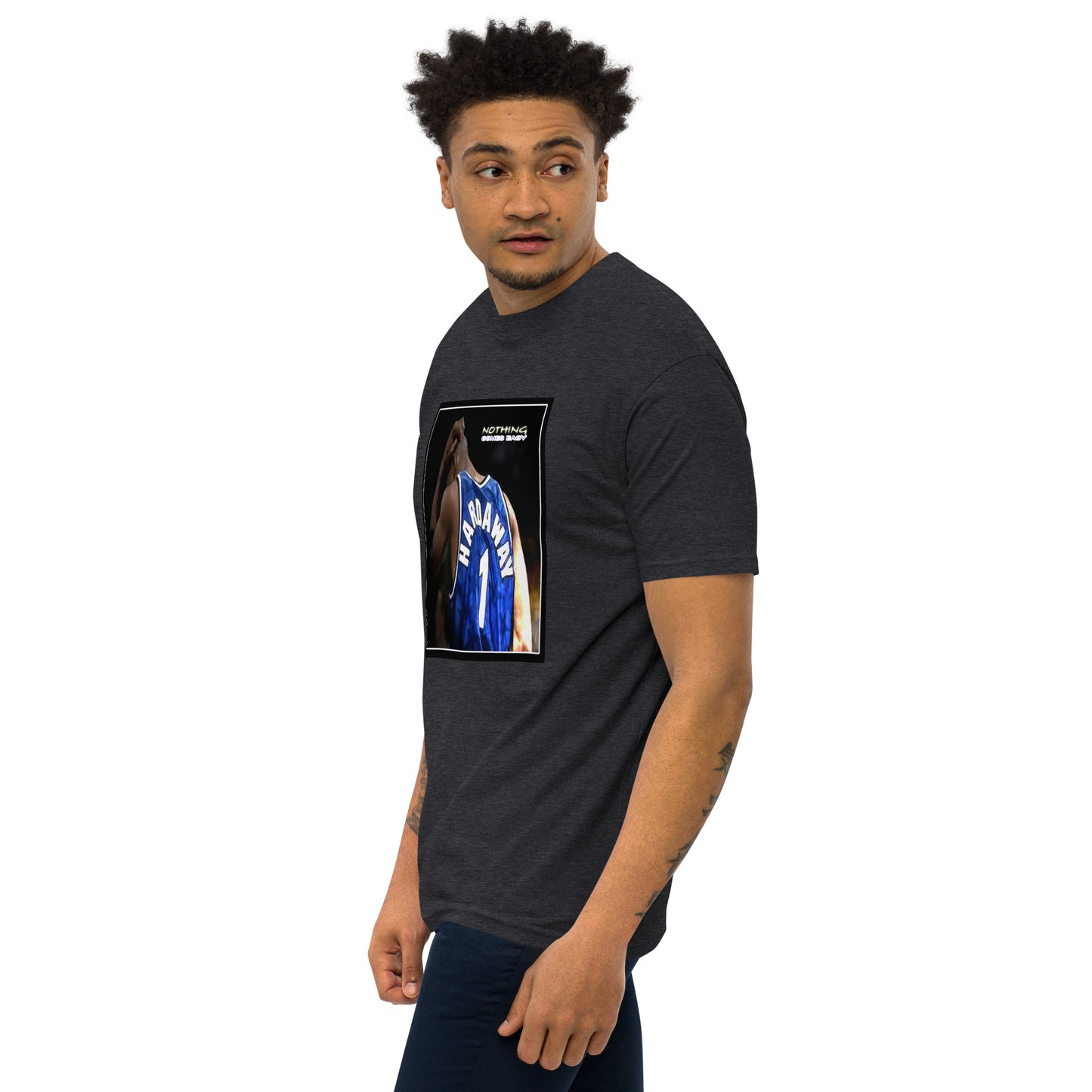 Penny Hardaway "Nothing Comes Easy" Men’s premium heavyweight tee