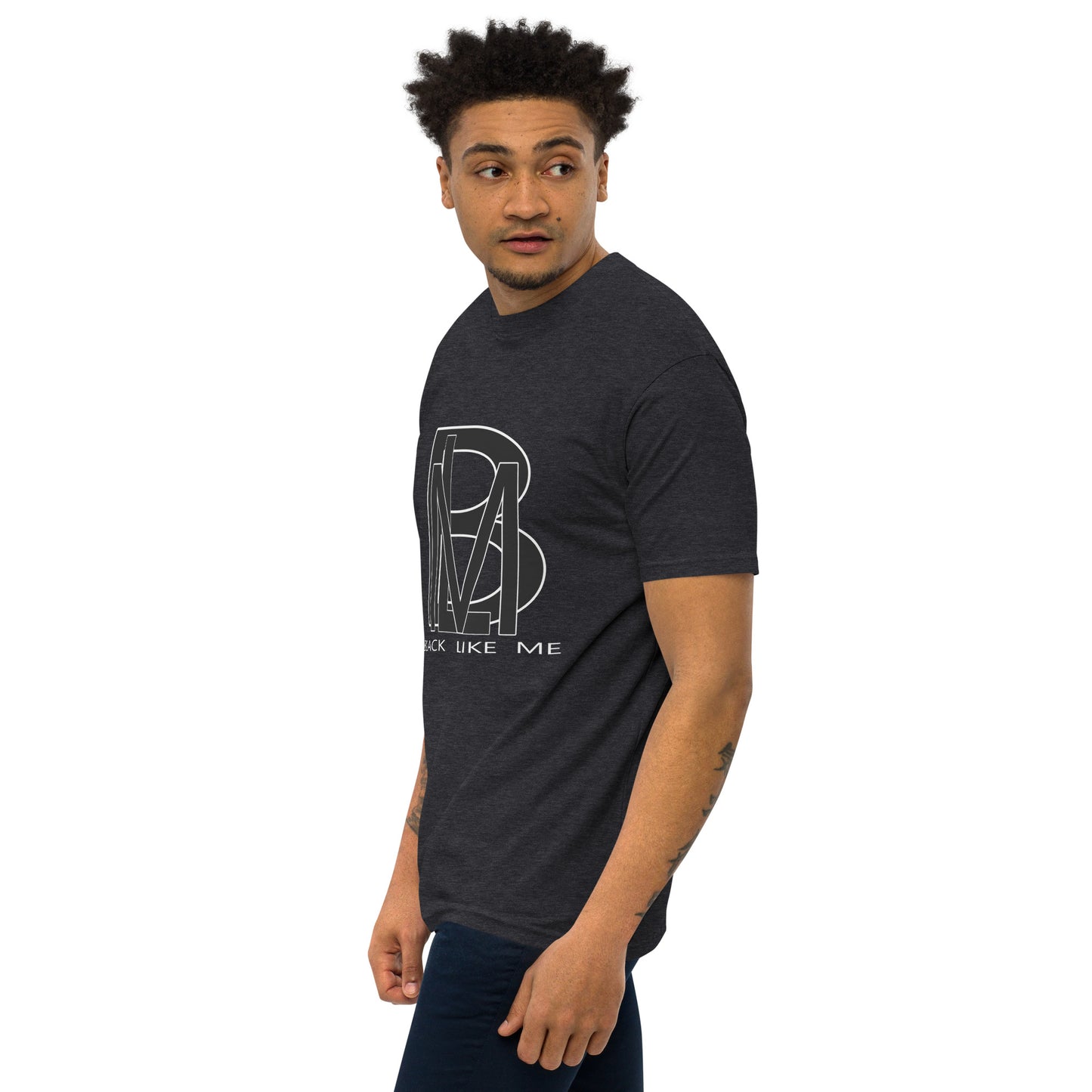 Black Like Me "Black Lux2" Men’s Luxury tee