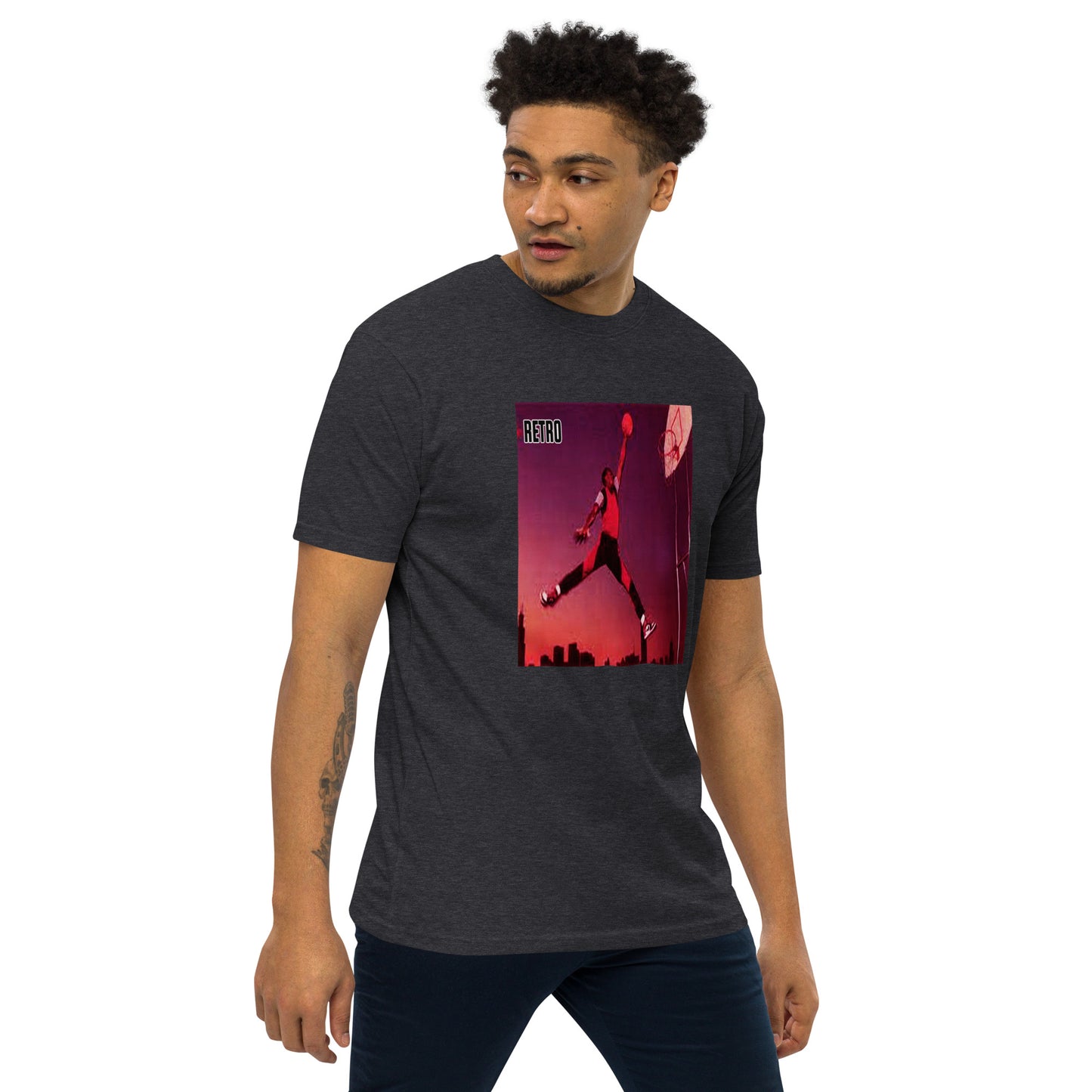 90s Retro Michael Jordan Men’s premium heavyweight tee