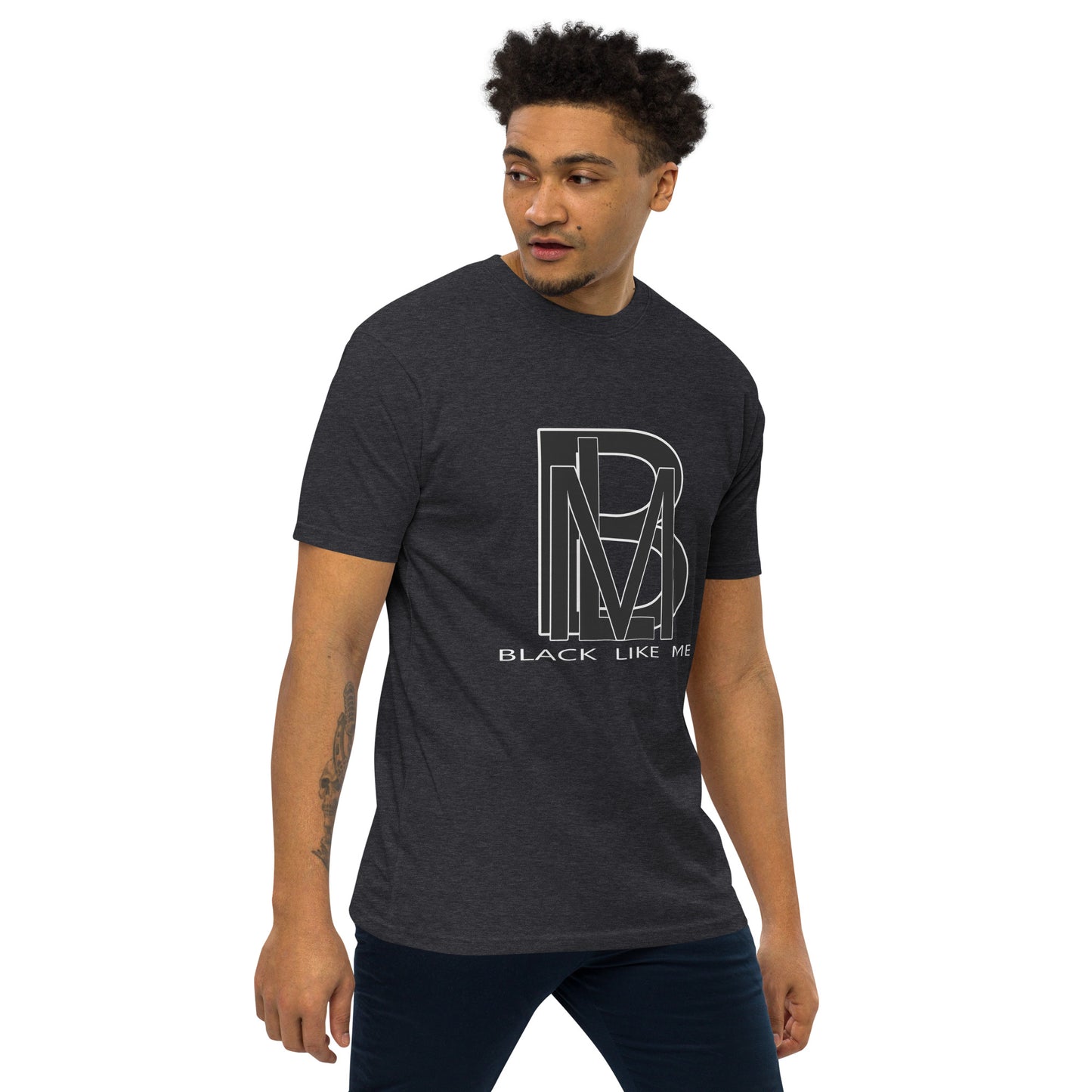 Black Like Me "Black Lux2" Men’s Luxury tee