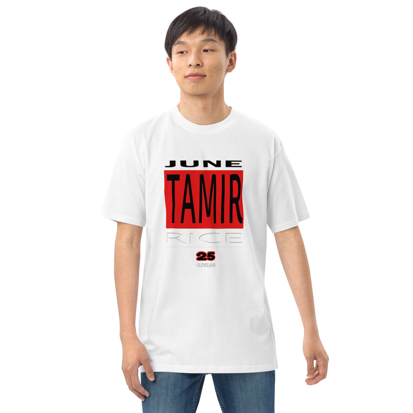 Tamir Rice "June 25" Men’s premium heavyweight tee