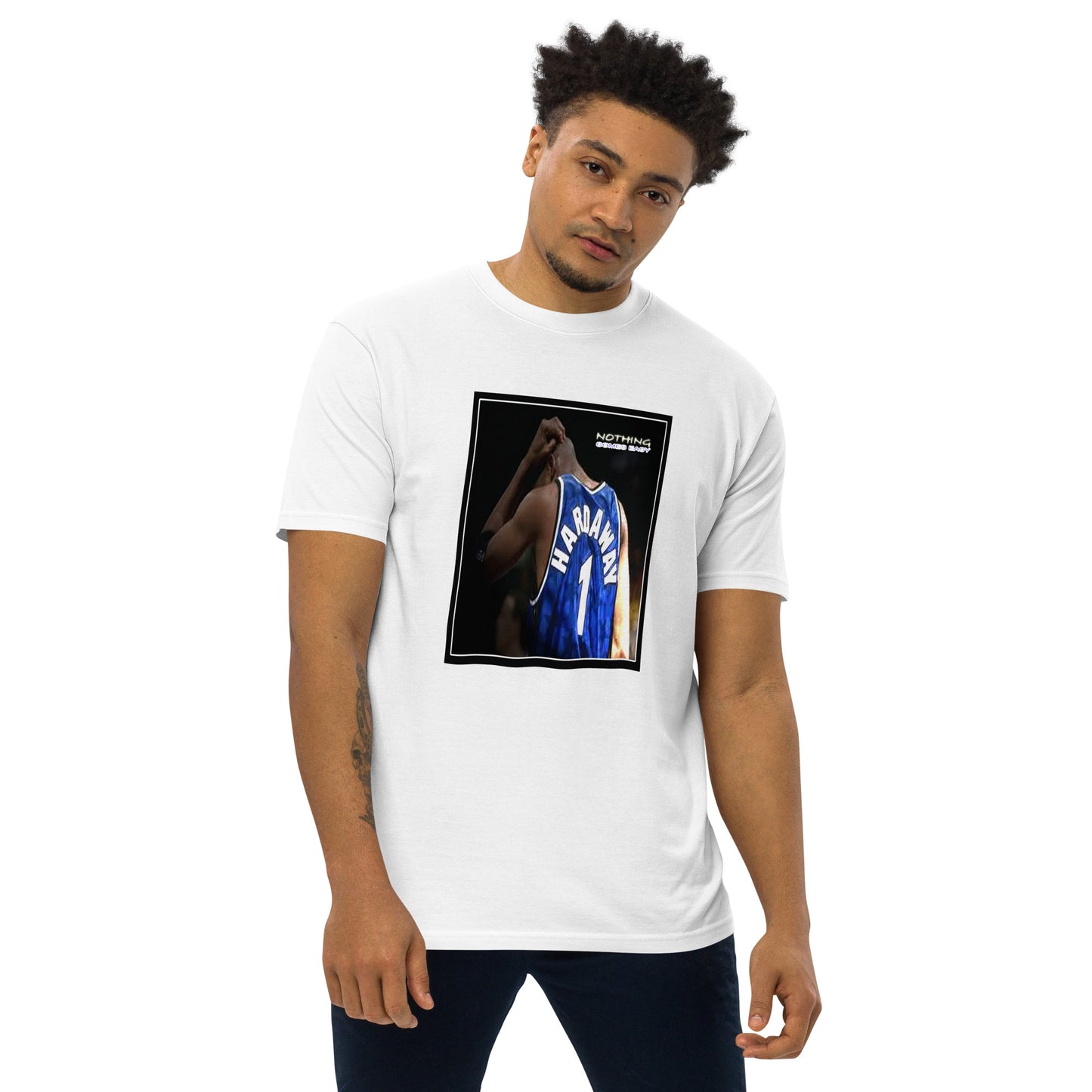 Penny Hardaway "Nothing Comes Easy" Men’s premium heavyweight tee