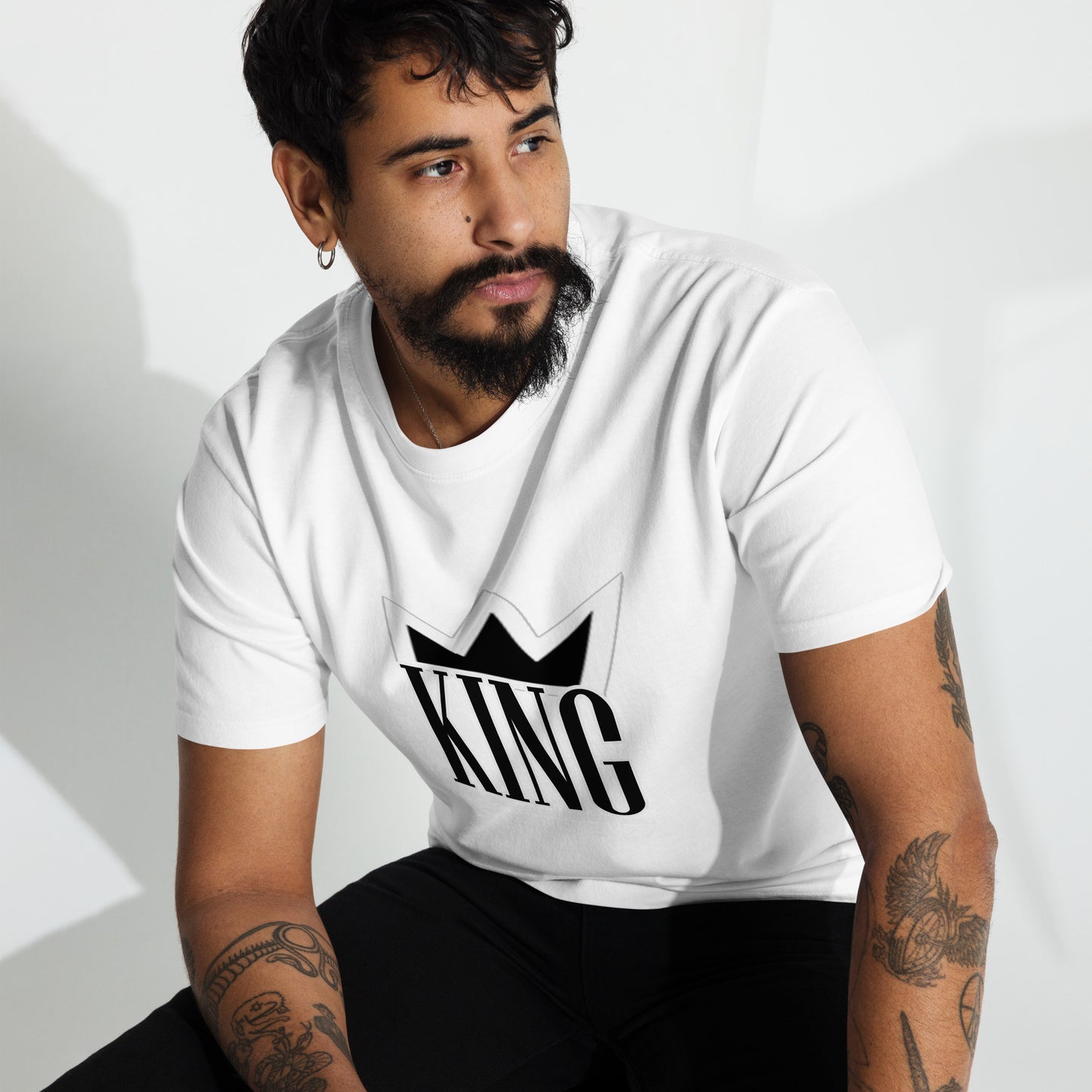 King of Kings "Crown Me" Men’s premium heavyweight tee