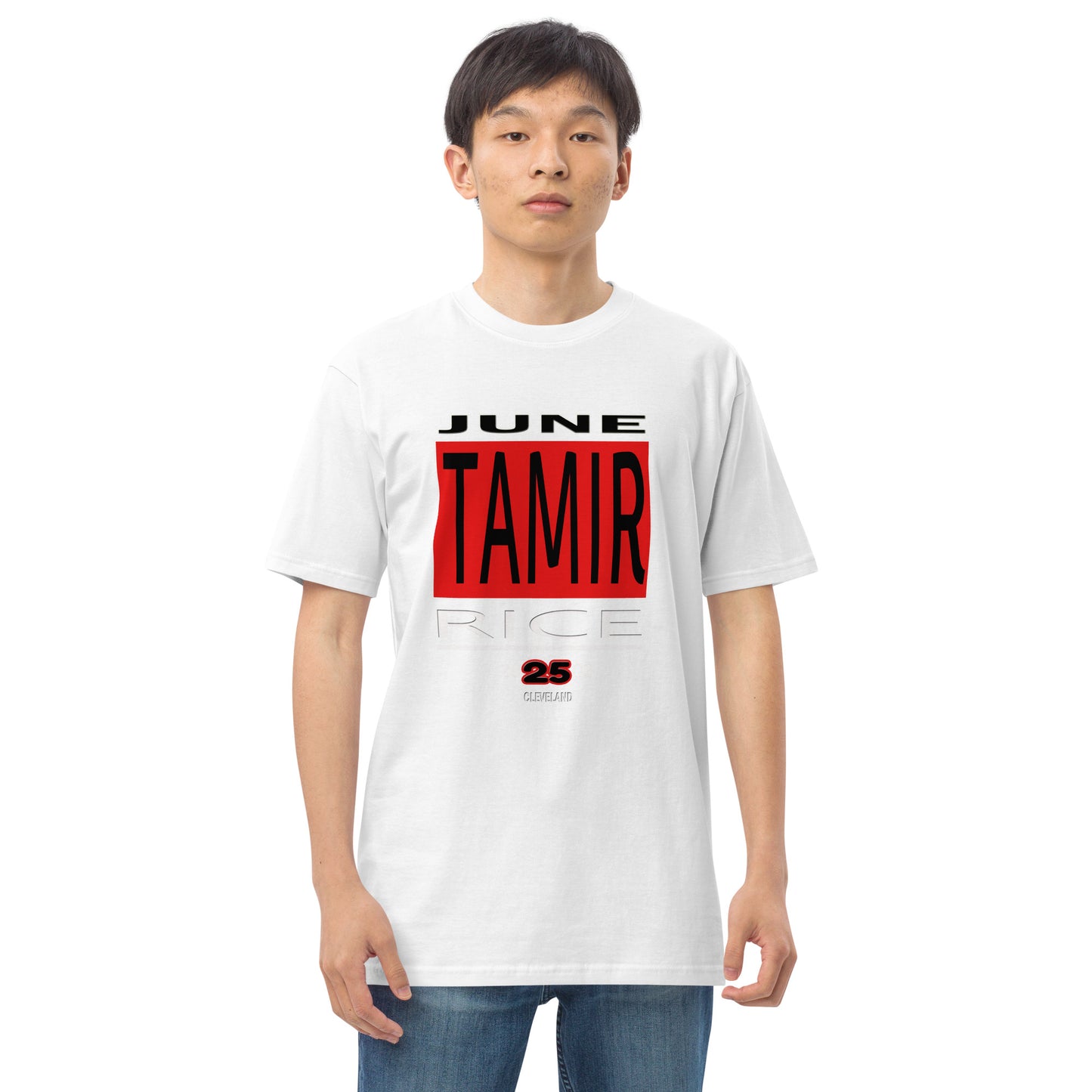 Tamir Rice "June 25" Men’s premium heavyweight tee