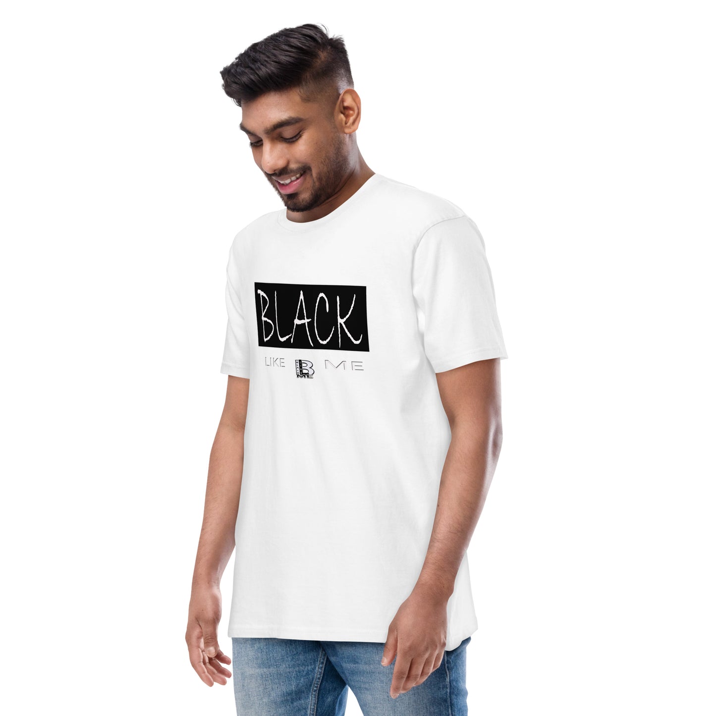 Black Like Me "The Block Is Hot" Men’s premium heavyweight tee