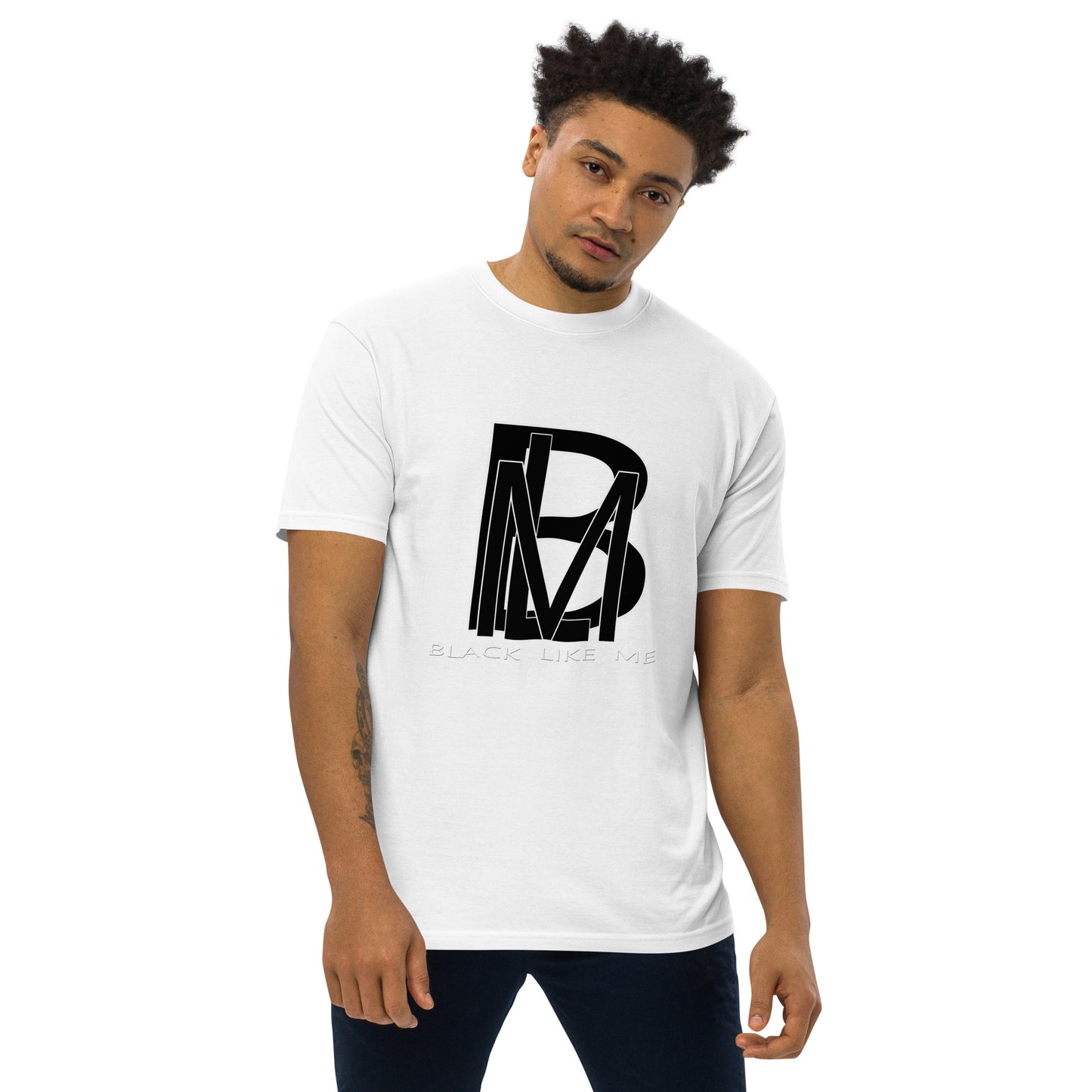 Black Like Me "Black Lux2" Men’s Luxury tee