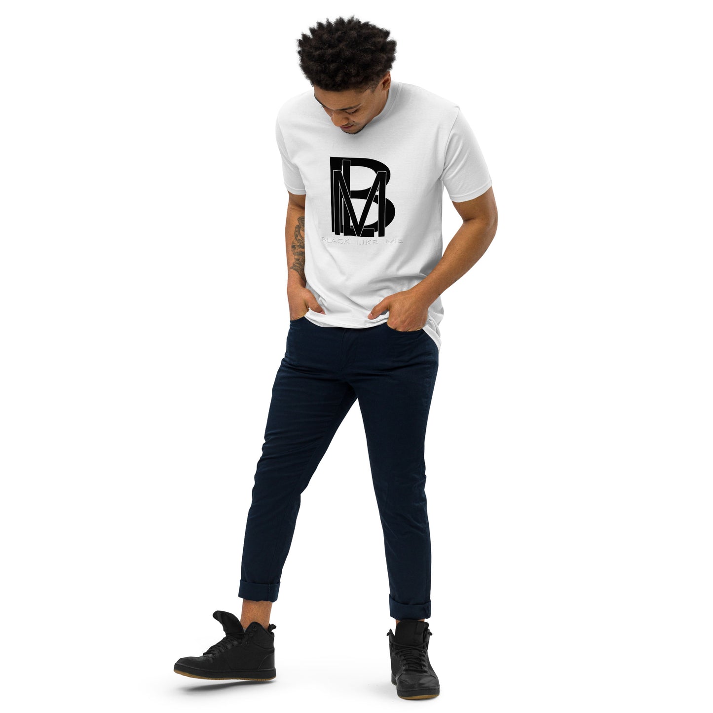 Black Like Me "Black Lux2" Men’s Luxury tee