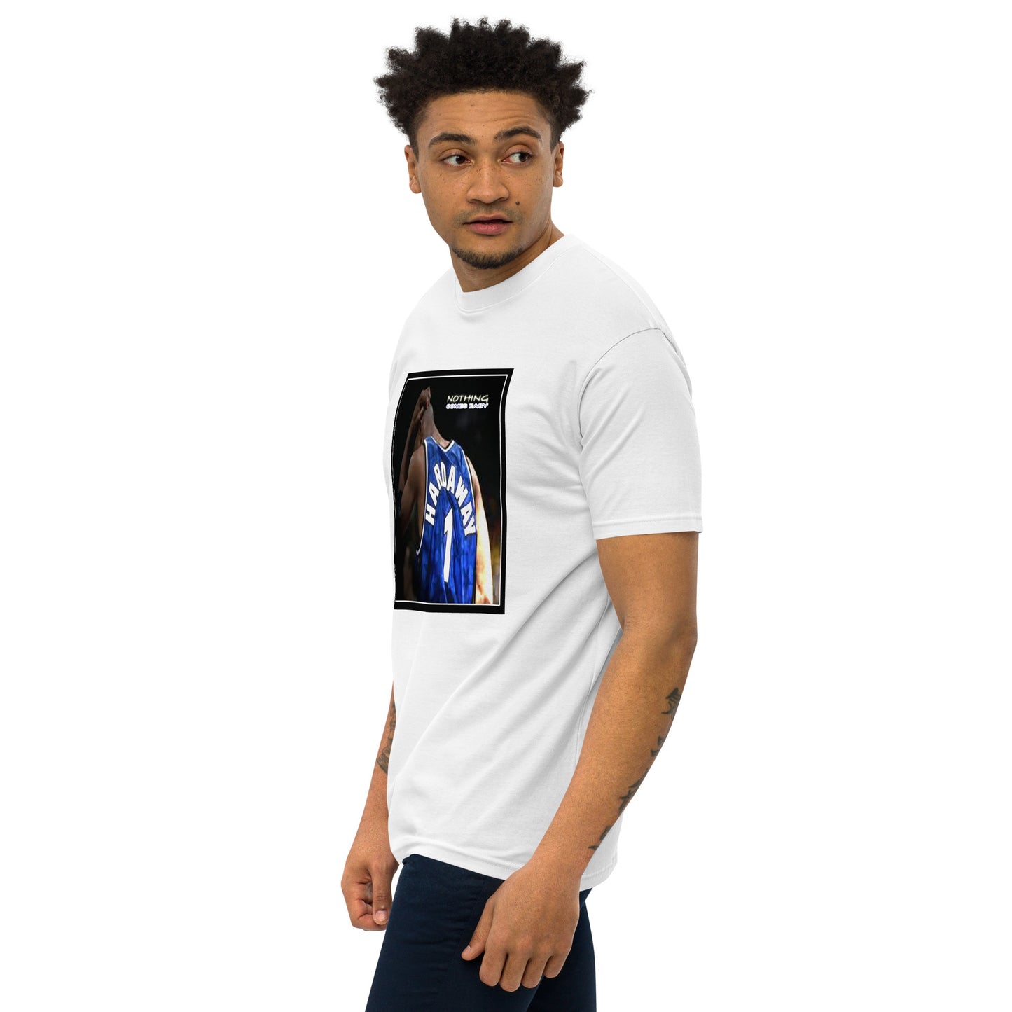 Penny Hardaway "Nothing Comes Easy" Men’s premium heavyweight tee