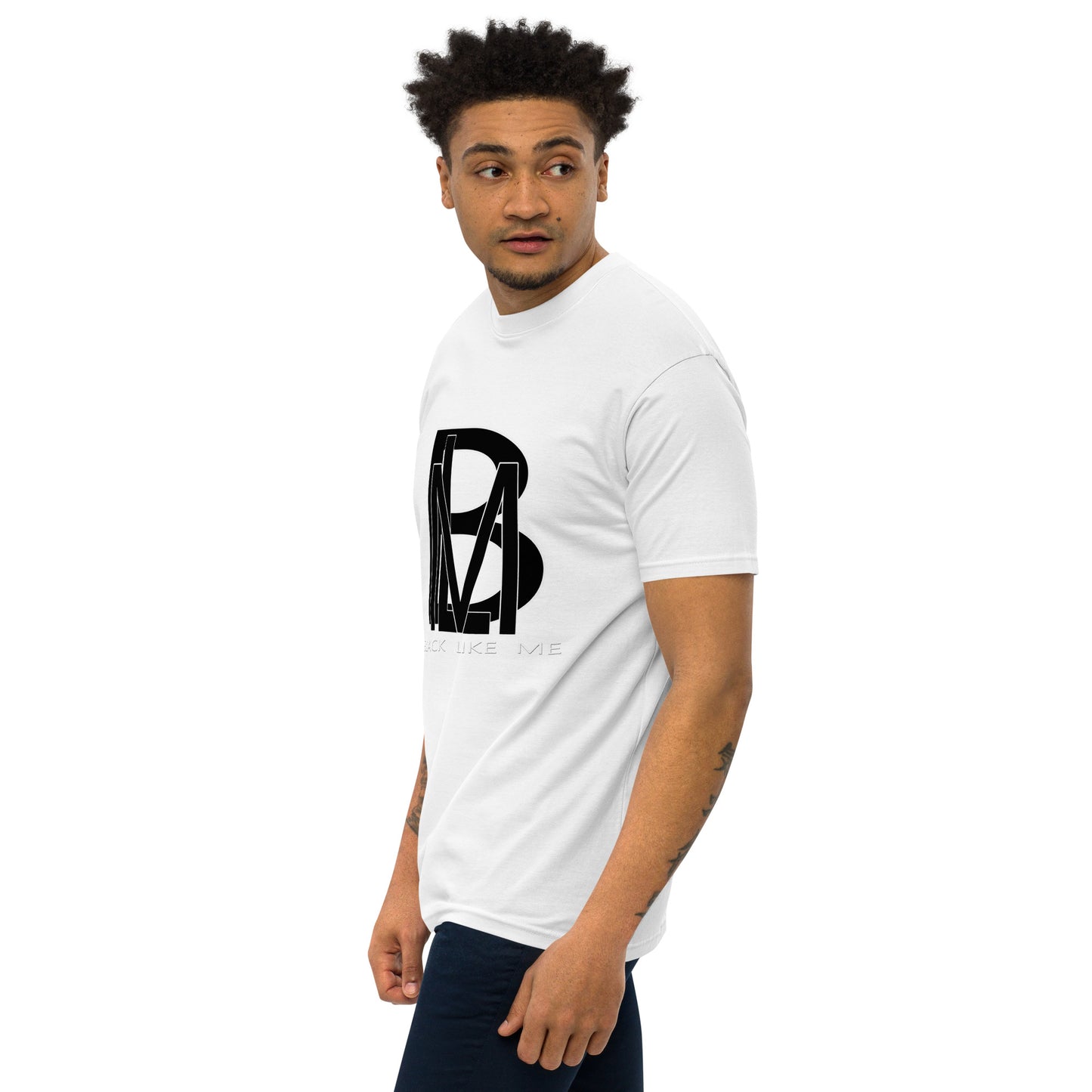 Black Like Me "Black Lux2" Men’s Luxury tee