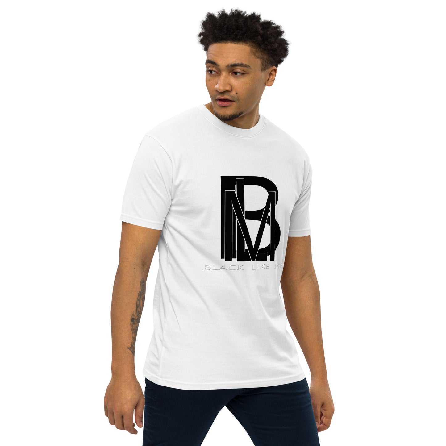 Black Like Me "Black Lux2" Men’s Luxury tee