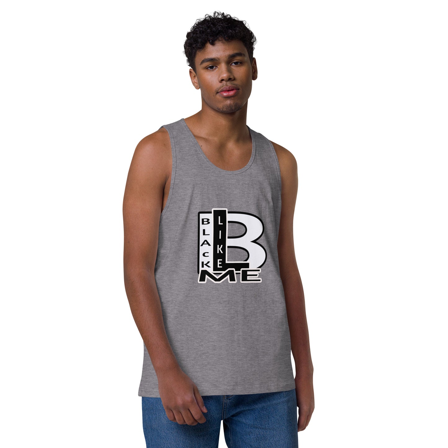 Black Like Me "Uncaged" Men’s premium tank top