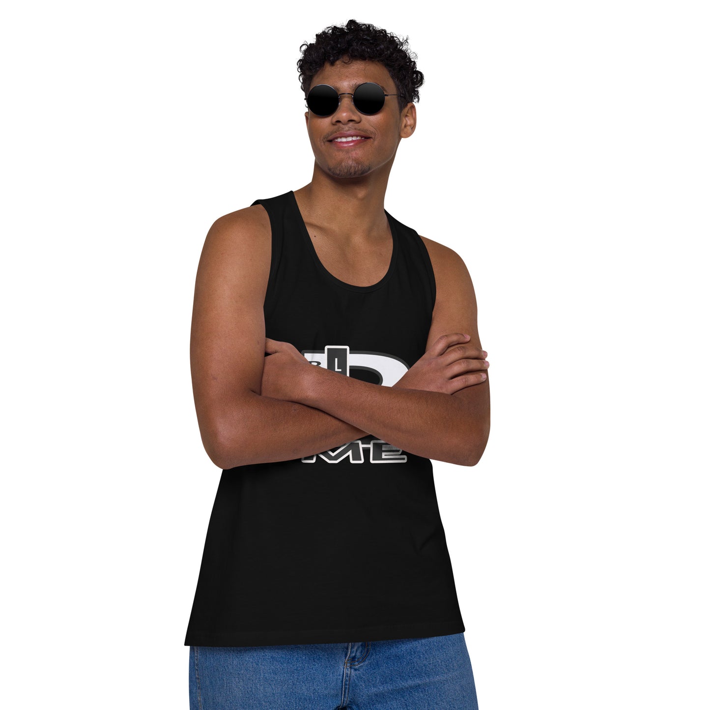 Black Like Me "Uncaged" Men’s premium tank top