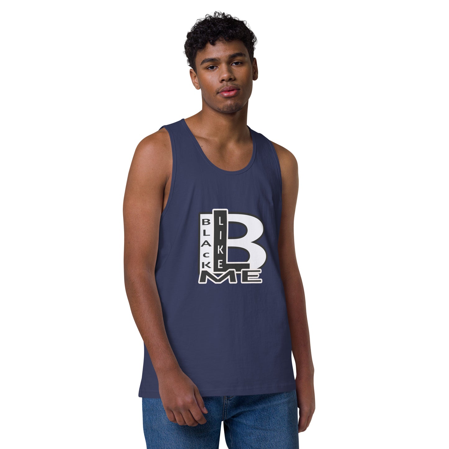 Black Like Me "Uncaged" Men’s premium tank top