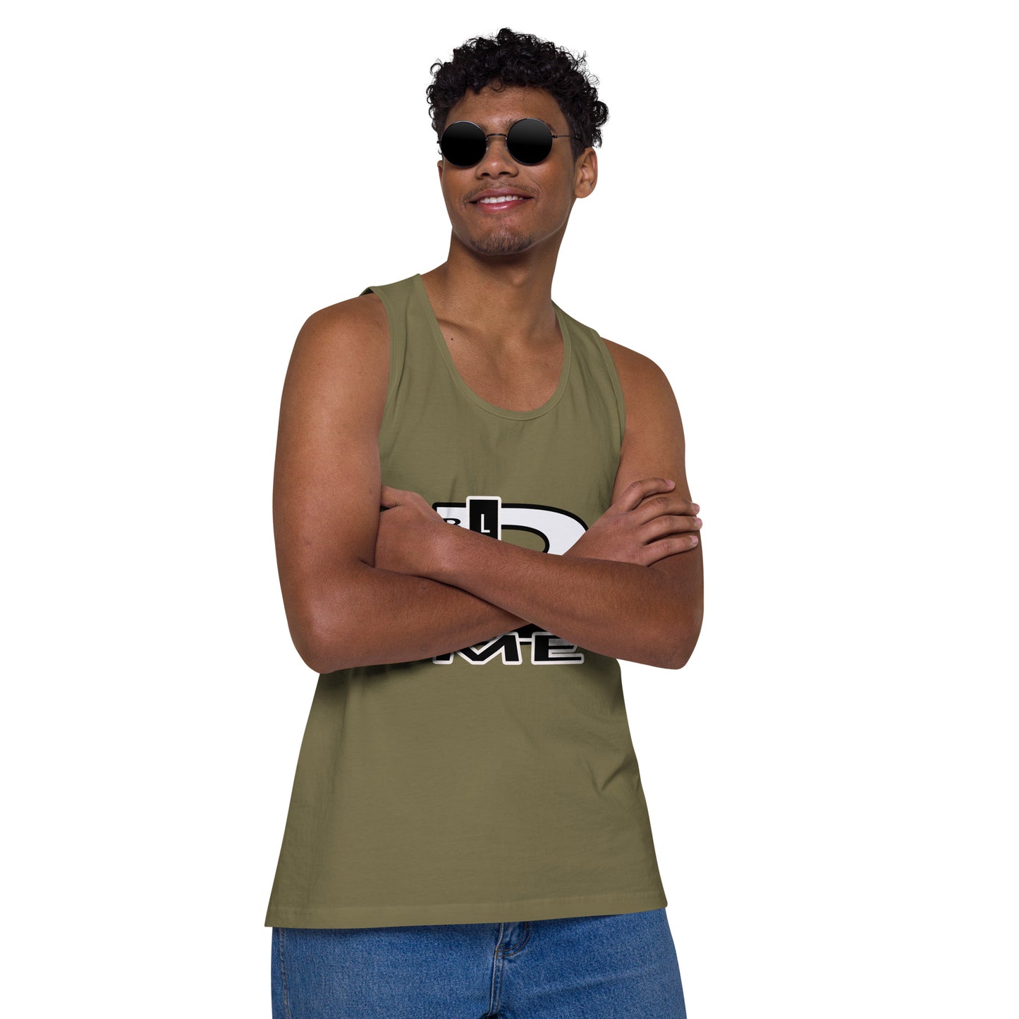 Black Like Me "Uncaged" Men’s premium tank top