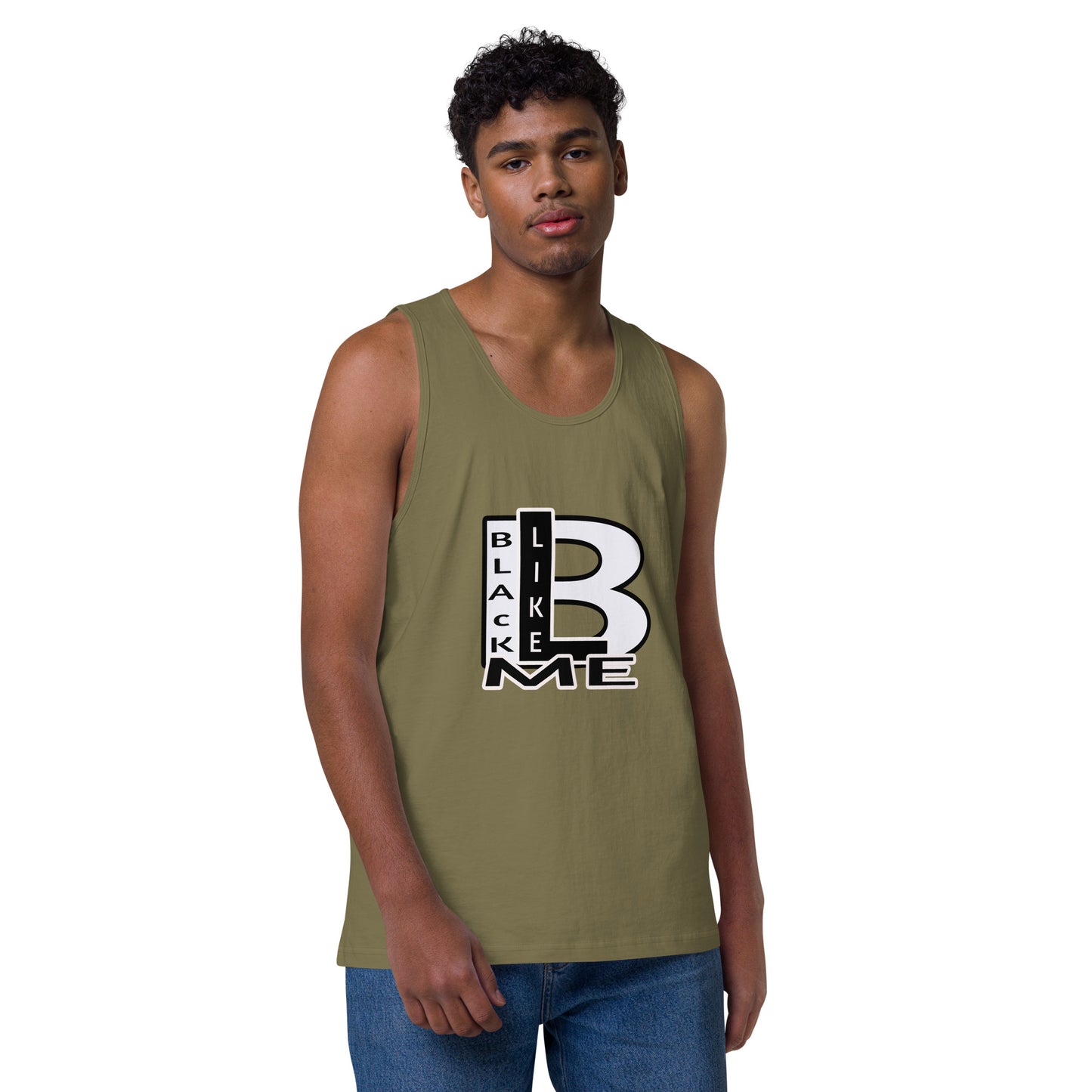 Black Like Me "Uncaged" Men’s premium tank top