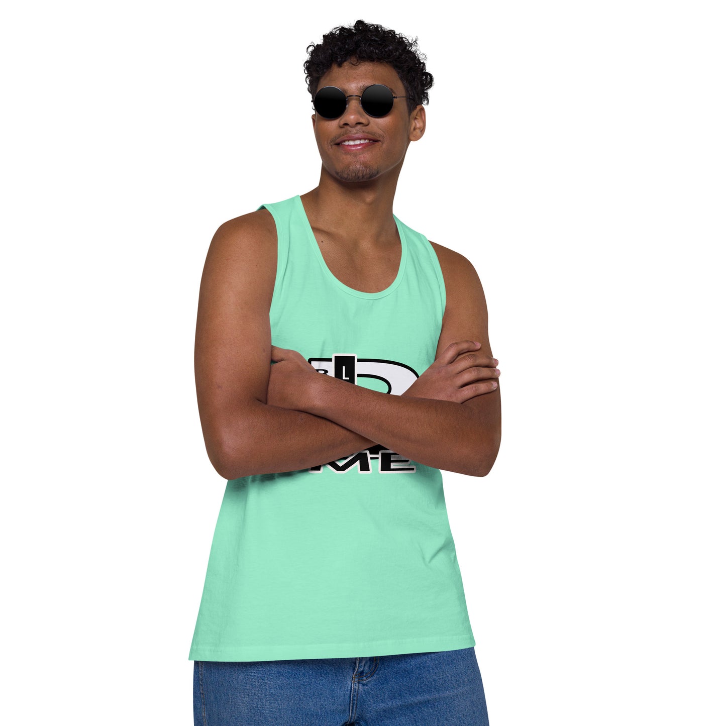 Black Like Me "Uncaged" Men’s premium tank top