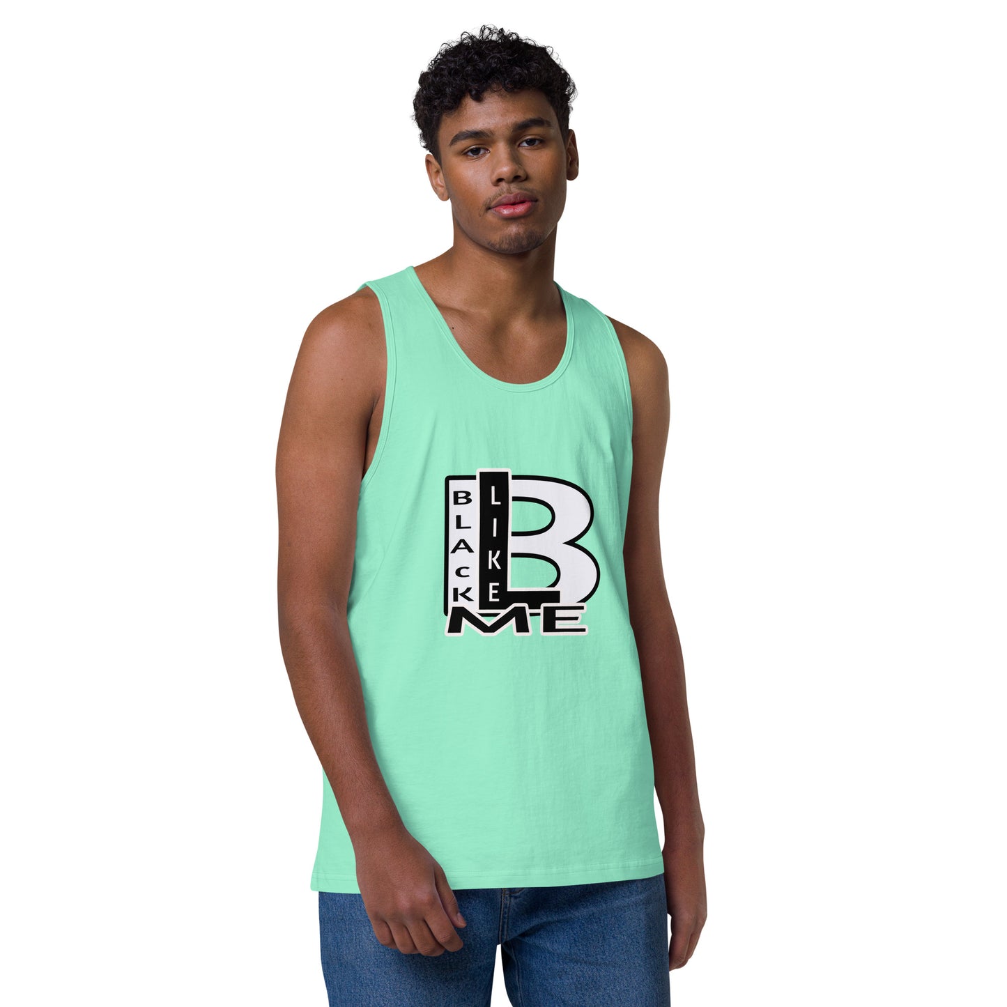 Black Like Me "Uncaged" Men’s premium tank top