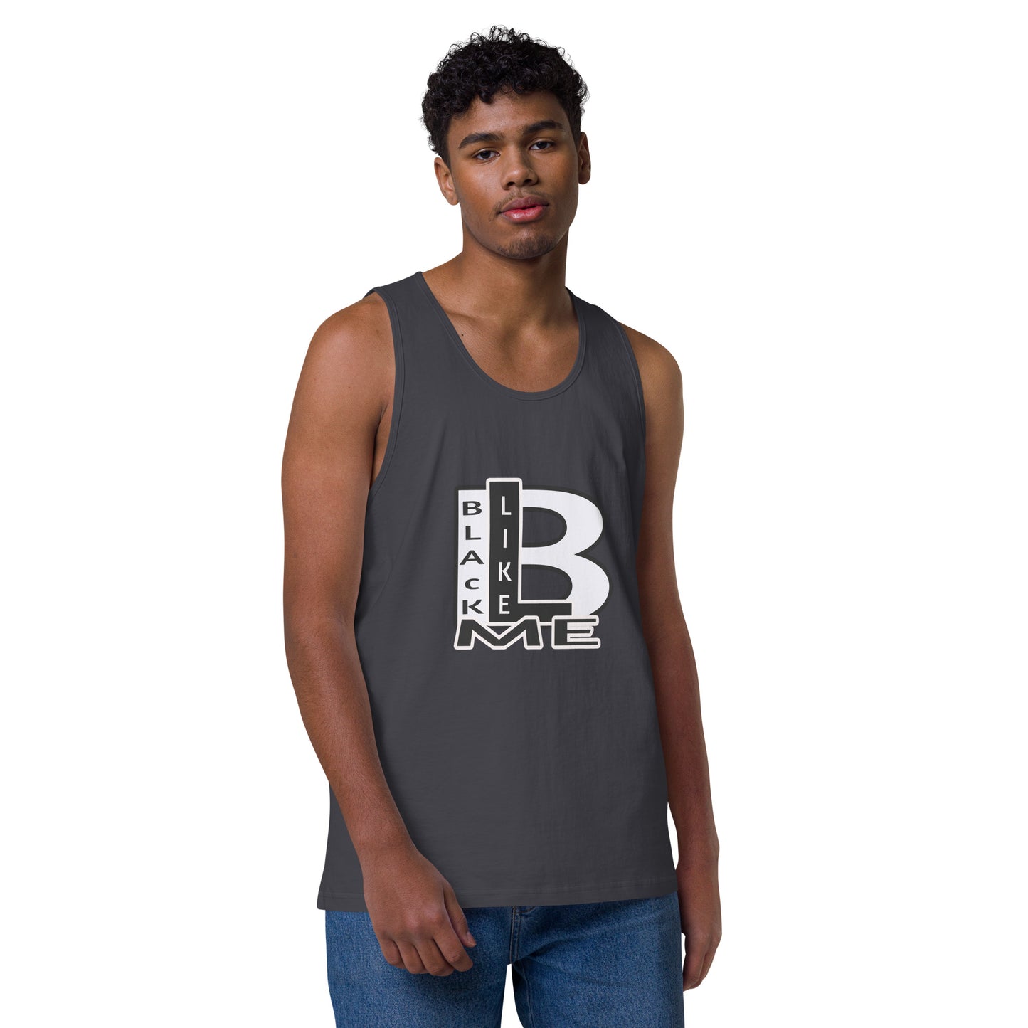 Black Like Me "Uncaged" Men’s premium tank top