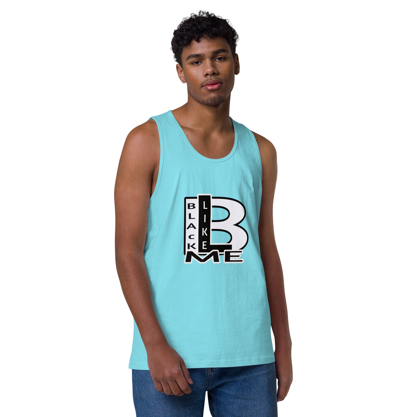 Black Like Me "Uncaged" Men’s premium tank top