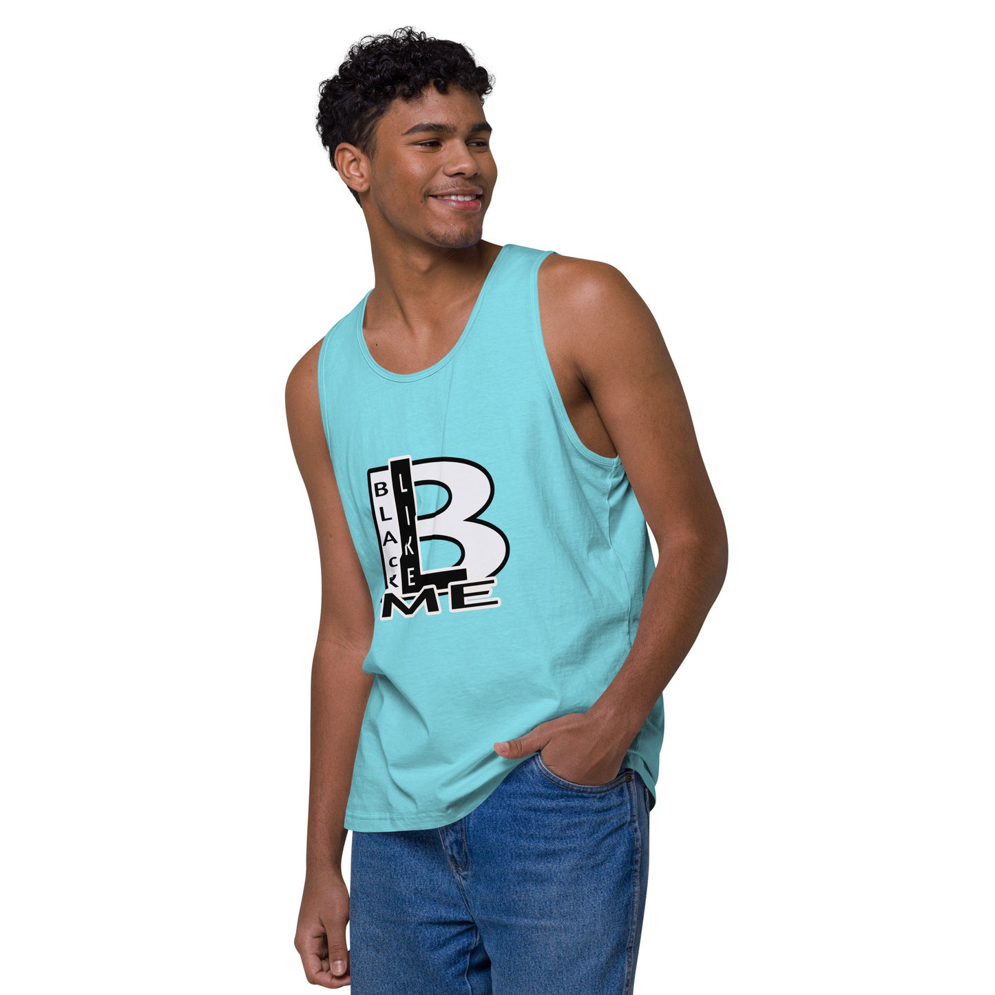 Black Like Me "Uncaged" Men’s premium tank top