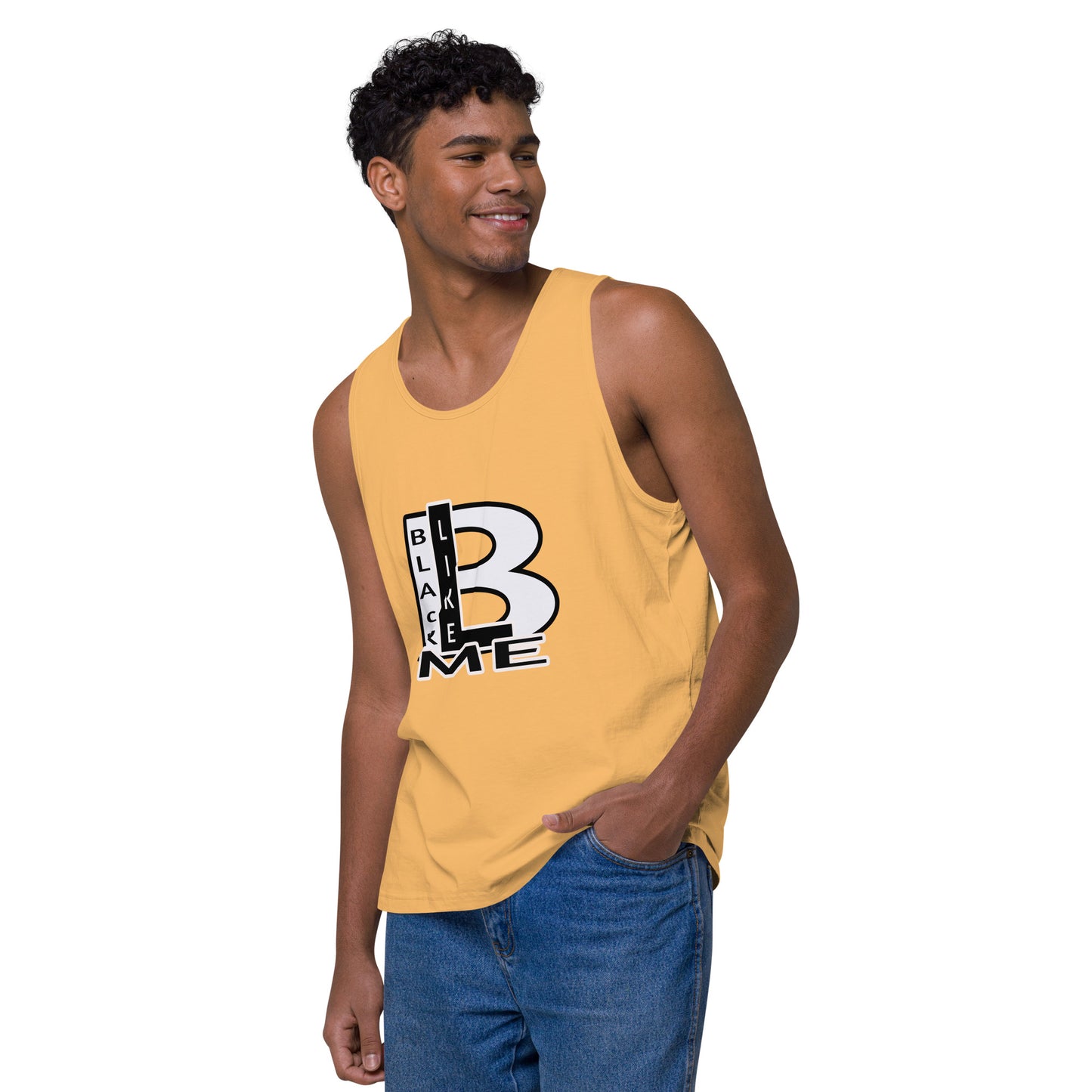 Black Like Me "Uncaged" Men’s premium tank top