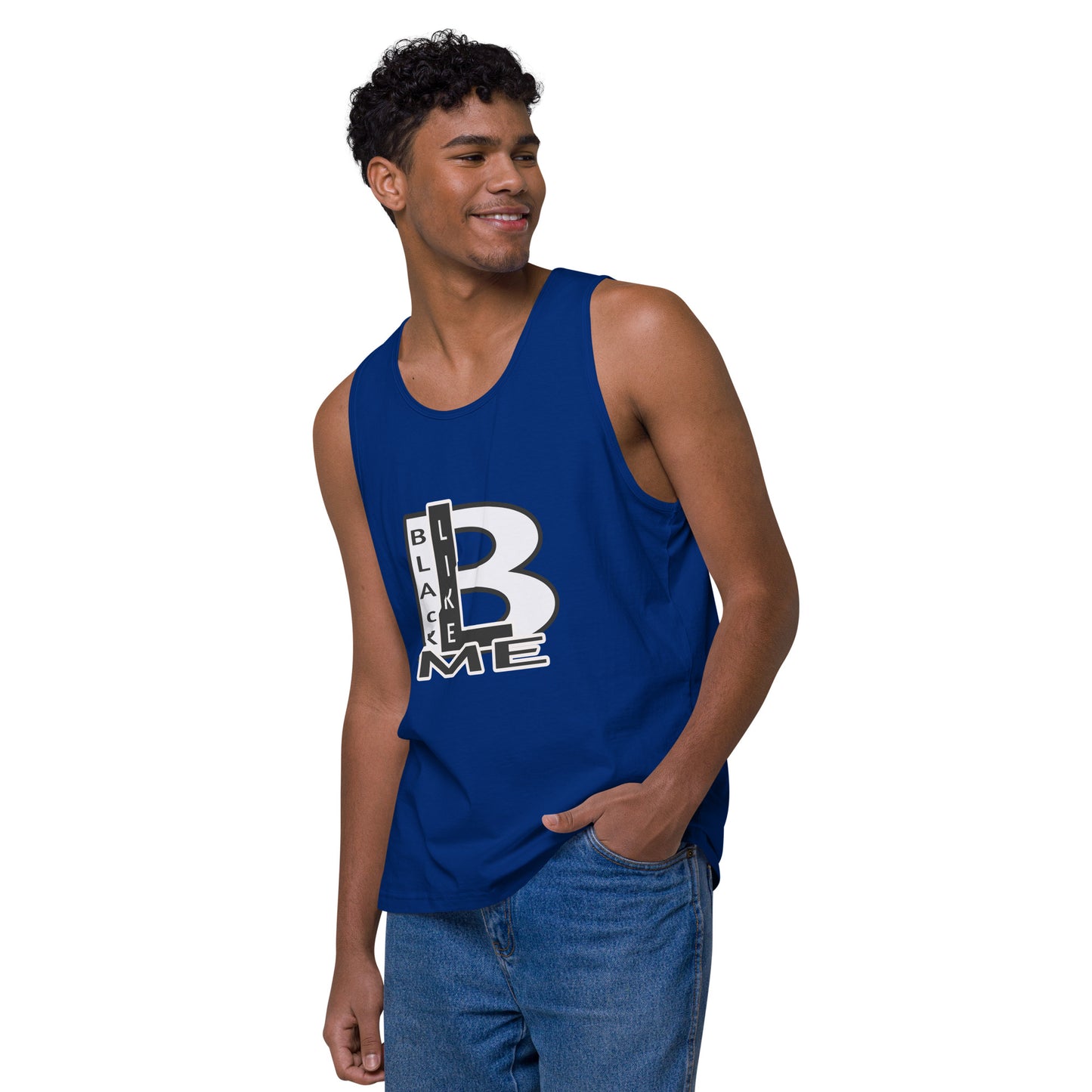 Black Like Me "Uncaged" Men’s premium tank top