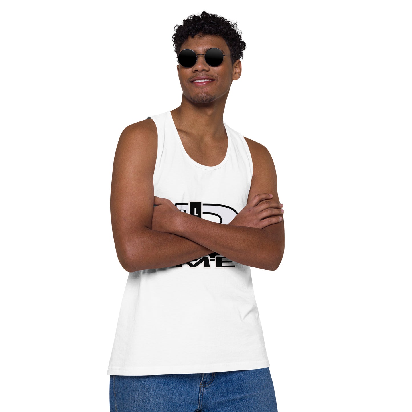 Black Like Me "Uncaged" Men’s premium tank top