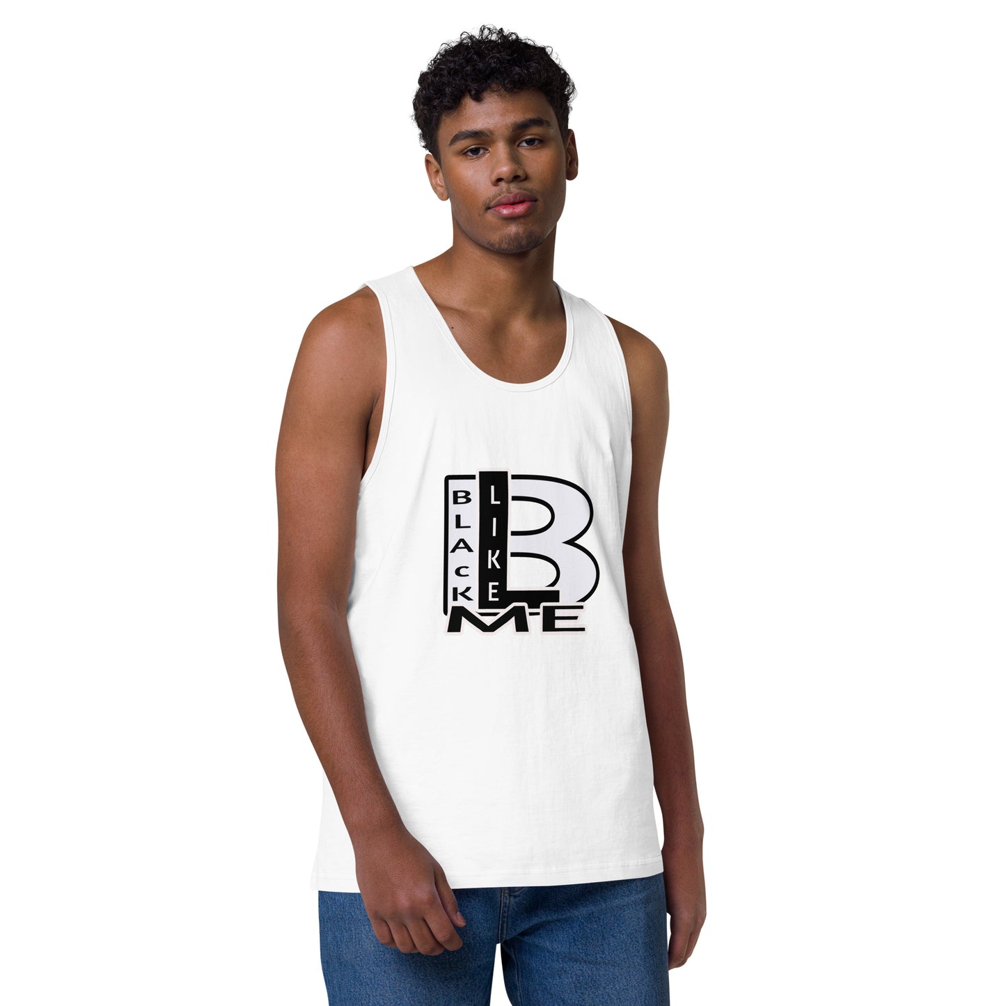 Black Like Me "Uncaged" Men’s premium tank top