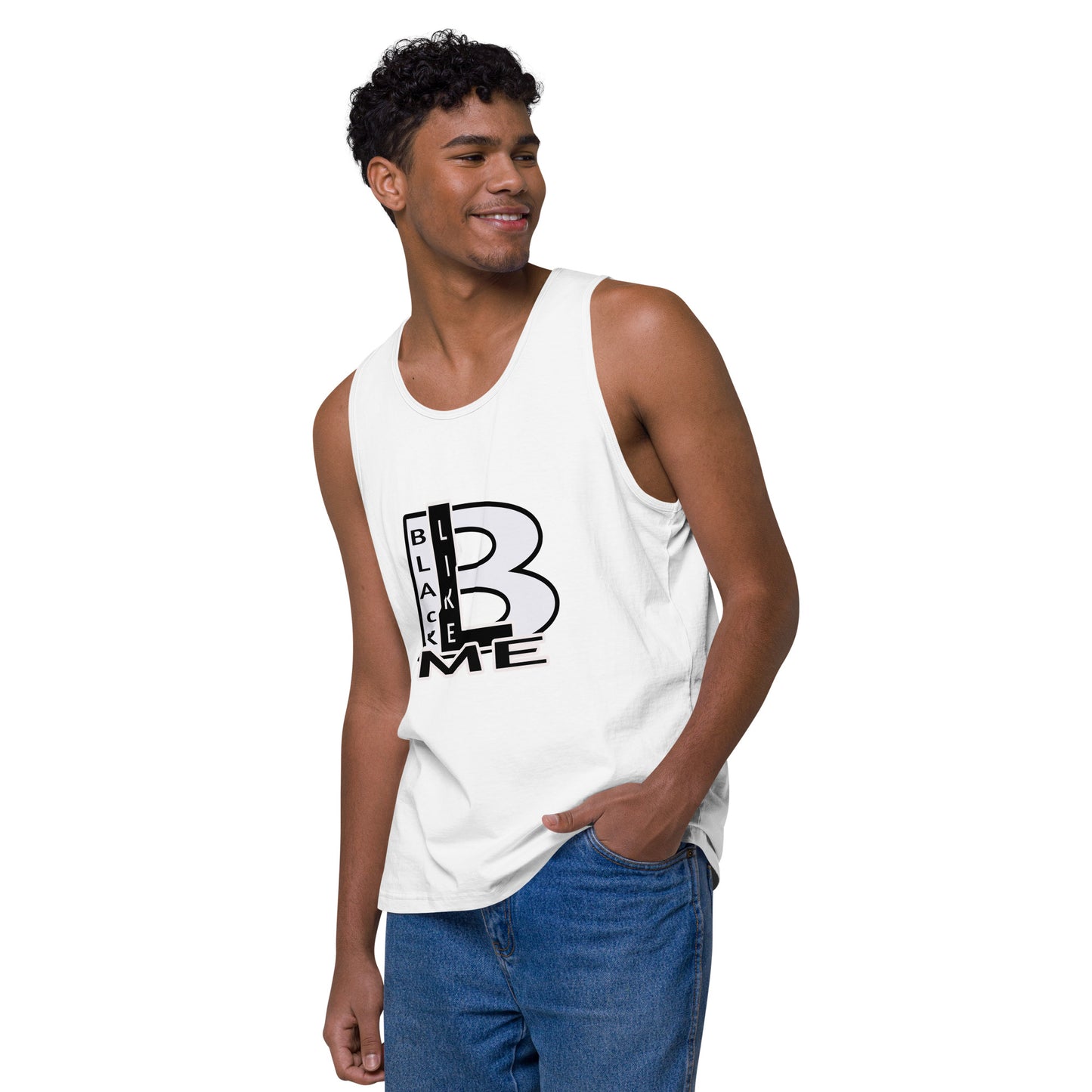 Black Like Me "Uncaged" Men’s premium tank top